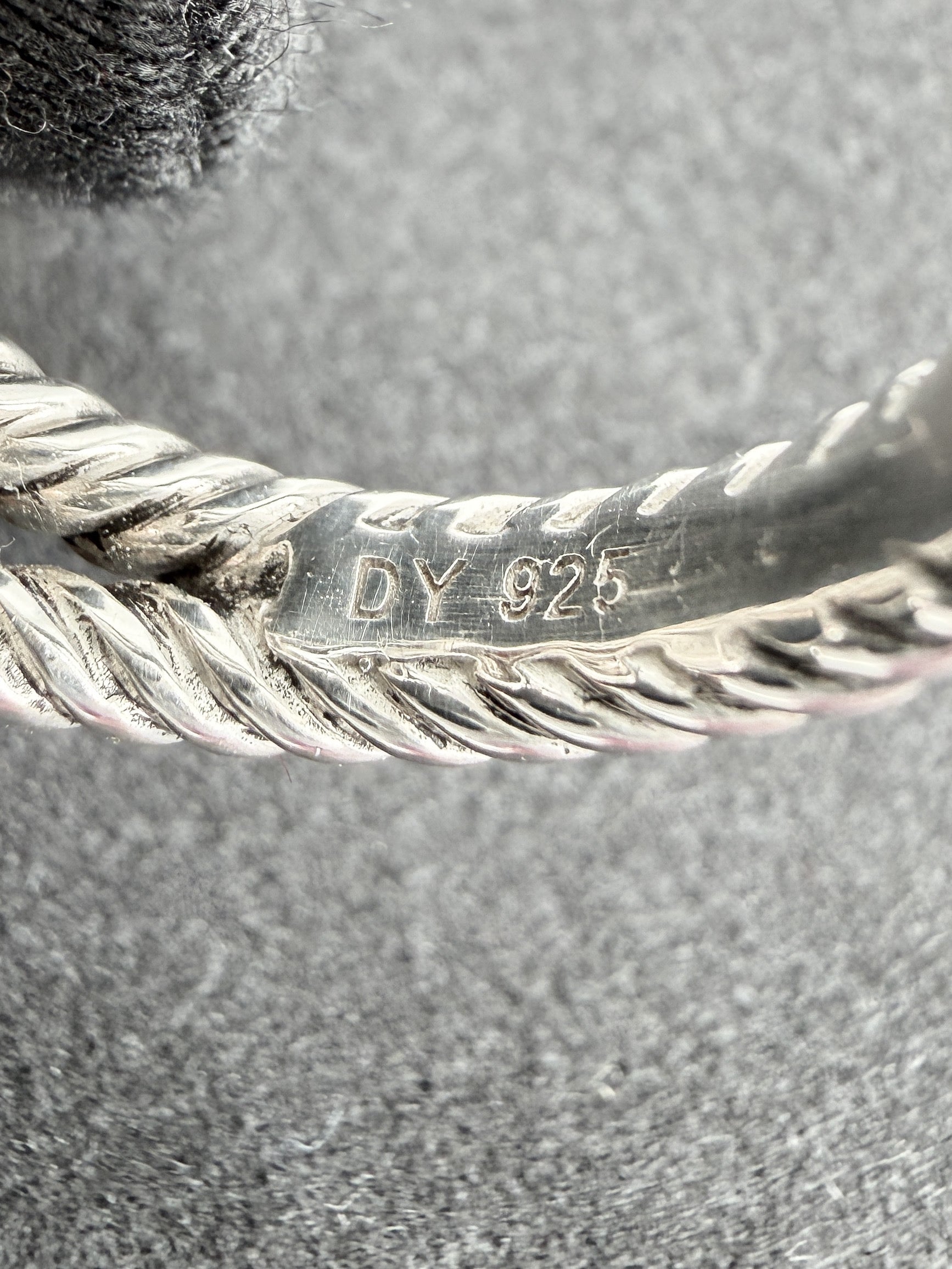 David Yurman sterling silver diamond Petite Cerise ring