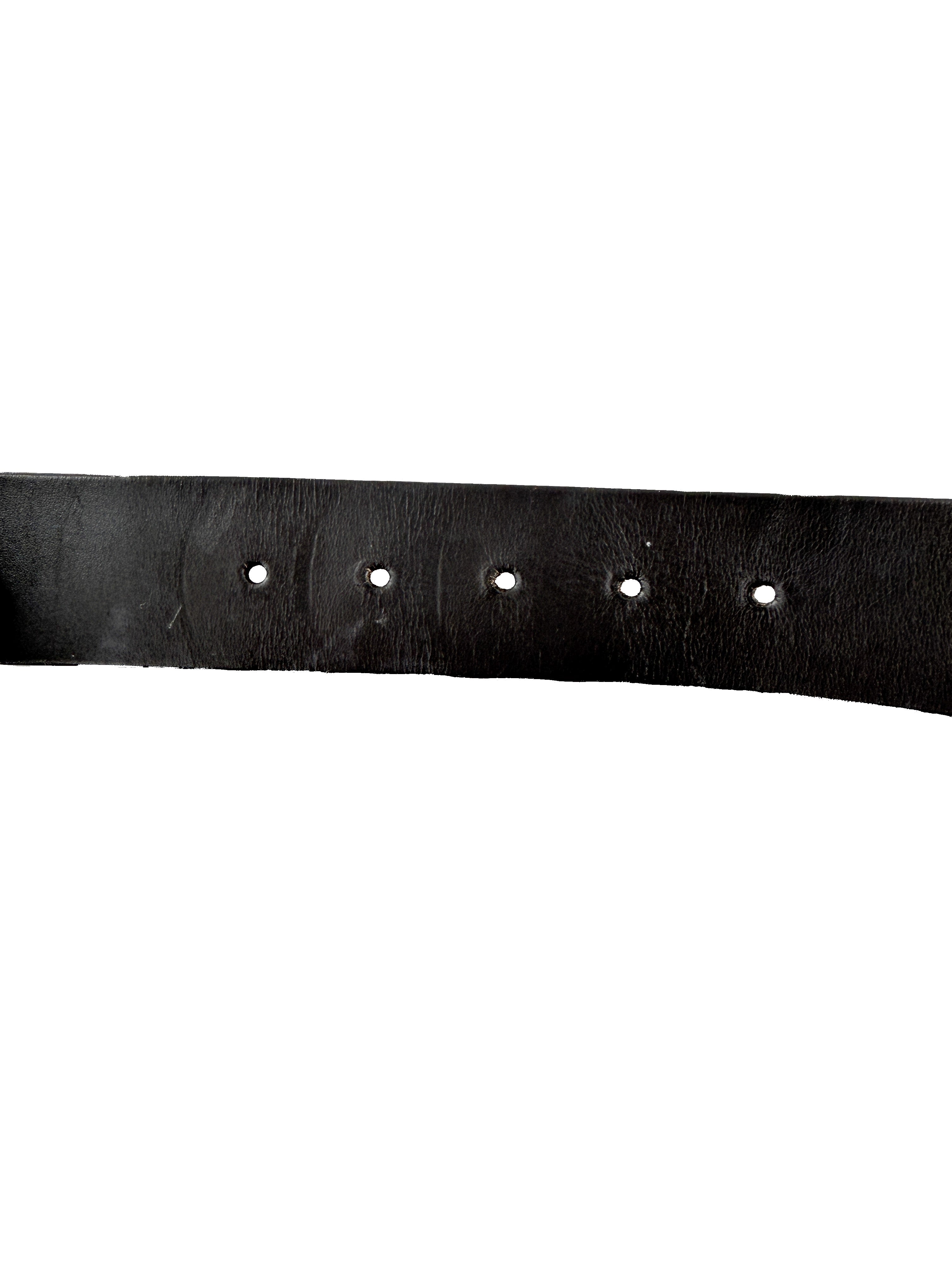 Gucci brown wood GG belt size 100 525040