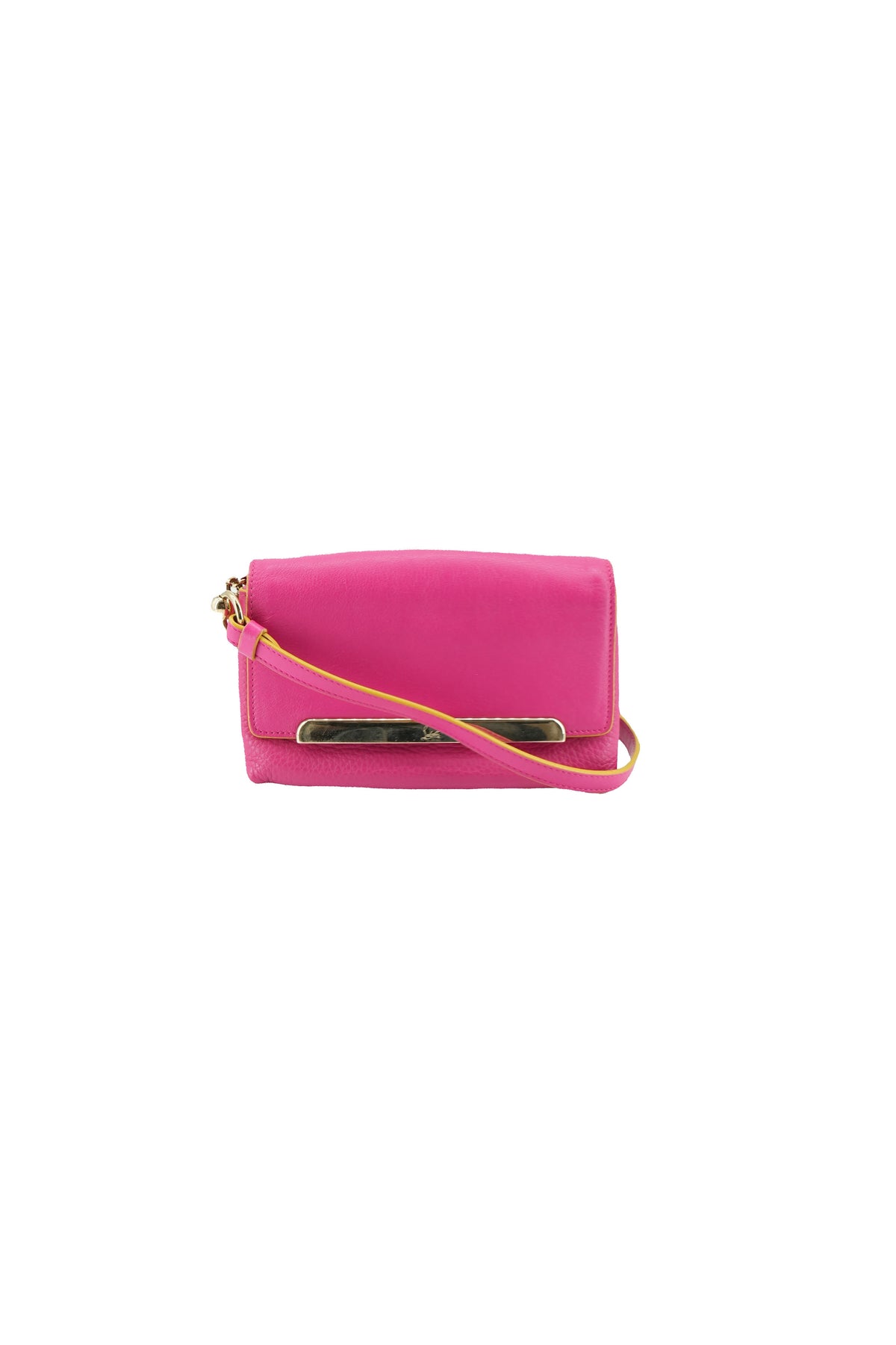 Christian Louboutin hot pink Rougissime  leather crossbody