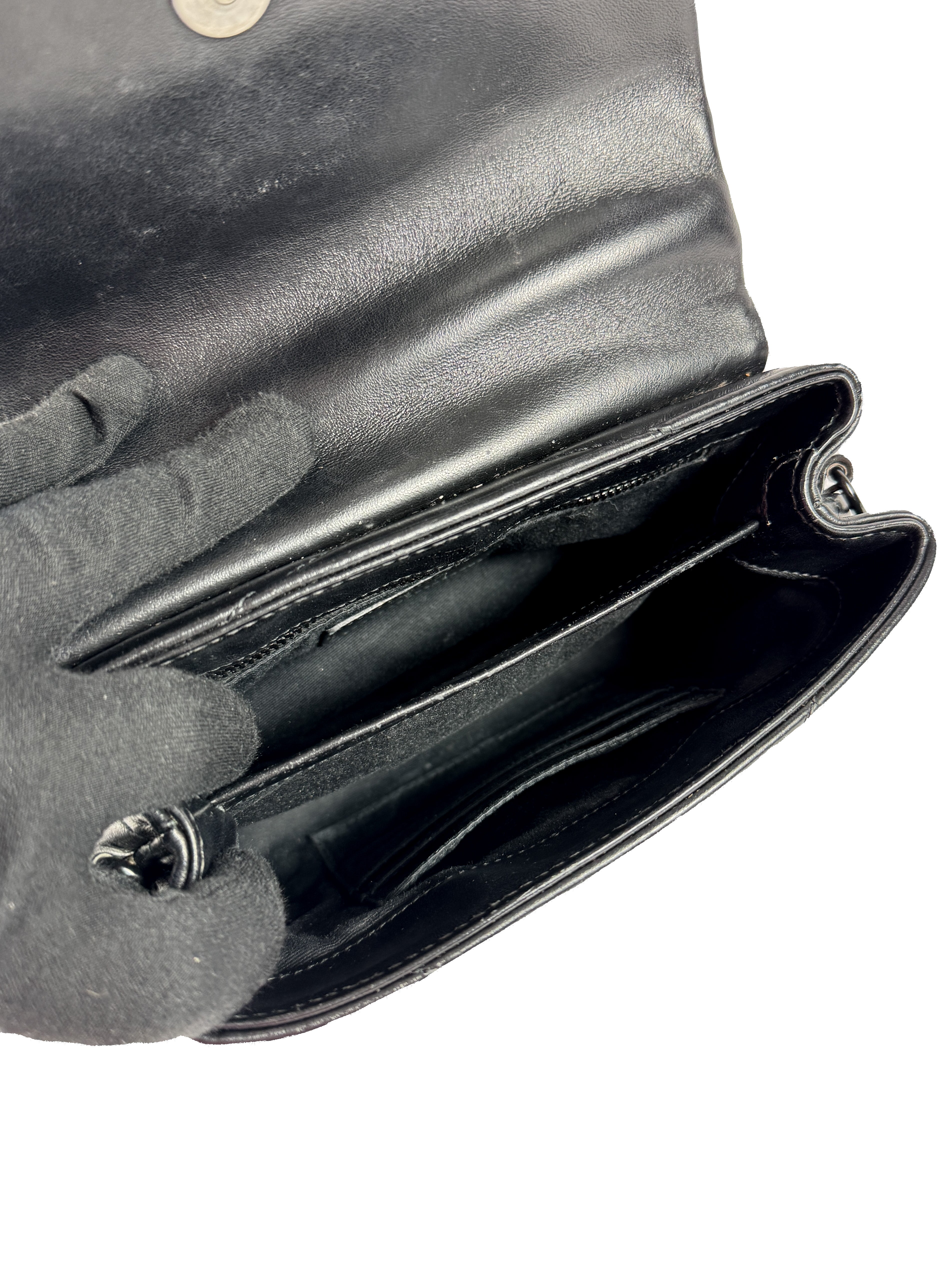 Saint Laurent black leather toy Lou BCI630951-1220