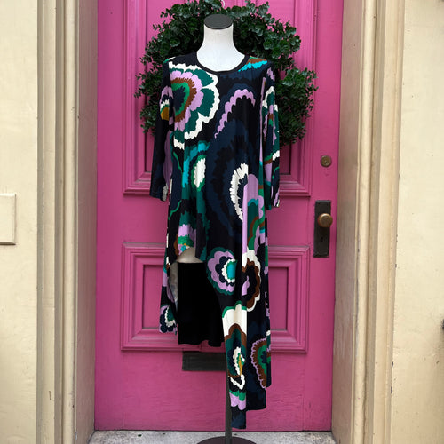 Alembika multicolor long sleeve dress size 8/10