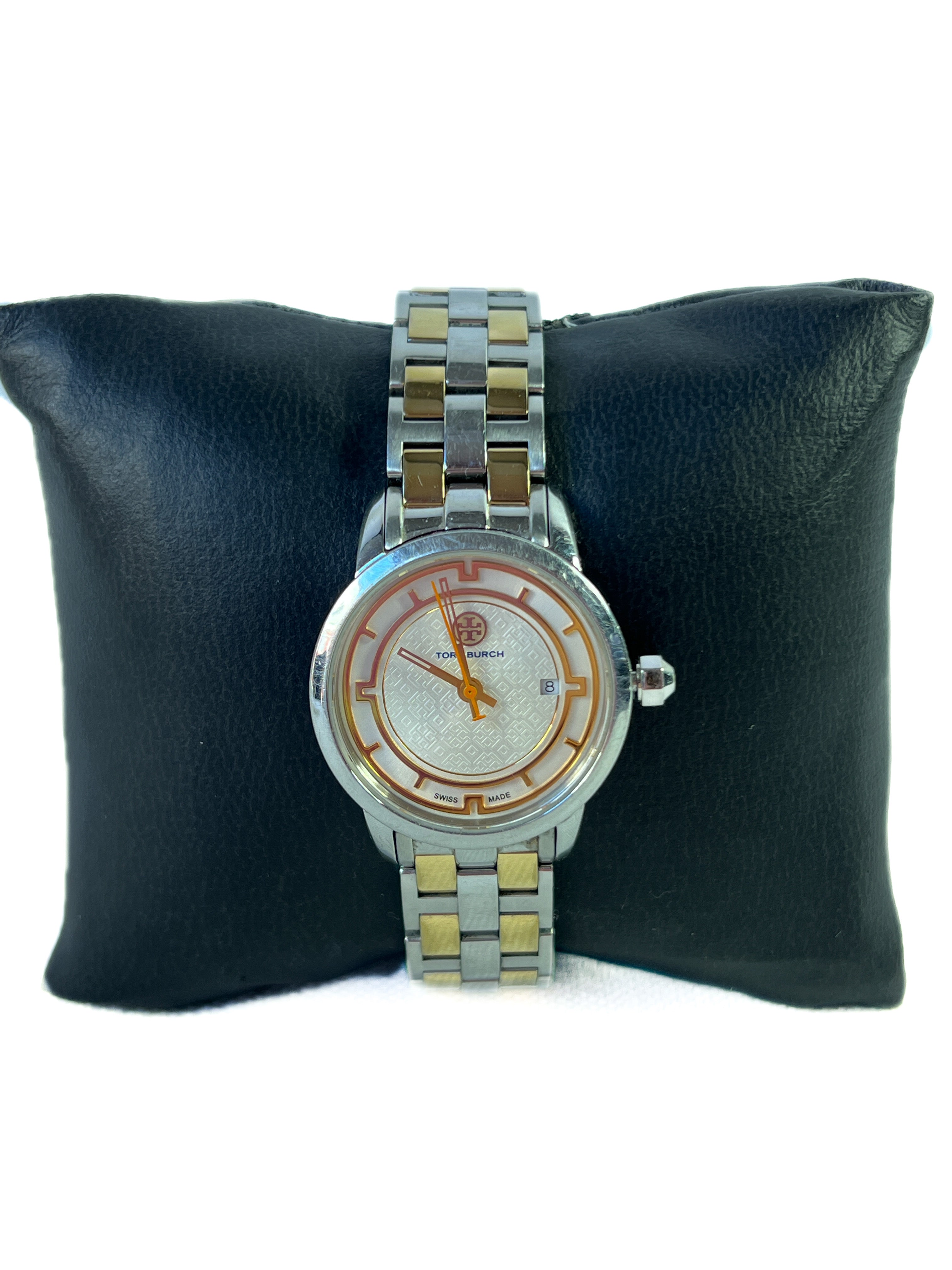 Tory Burch silver and gold tone watch TRB 1015