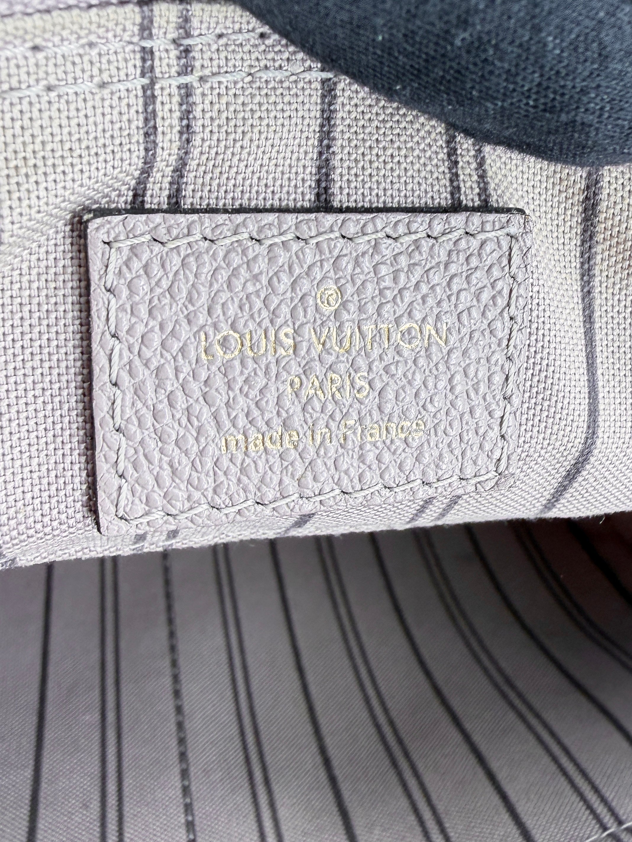 Louis Vuitton empreinte monogram Speedy 25 Mastic AR2186