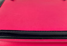 Loewe pink black vintage leather bag