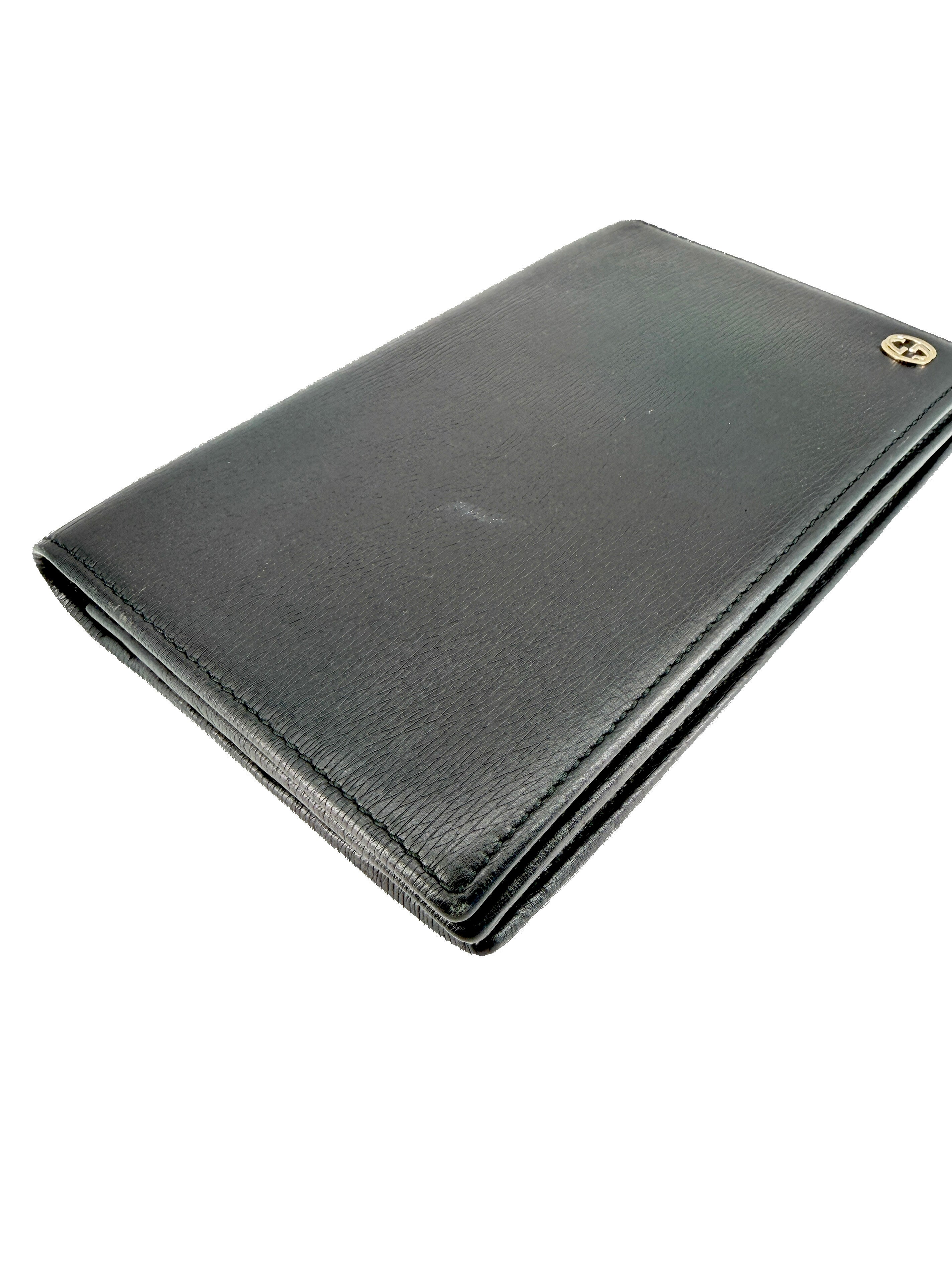 Gucci black GG Betty wallet on a chain 354697-196085