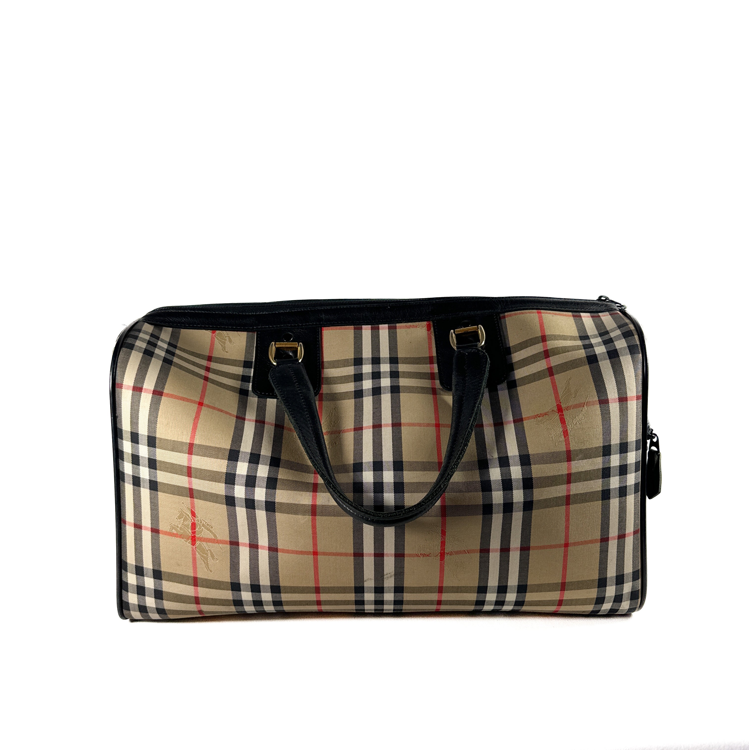 Burberrys vintage nova check travel bag **as is**