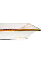 Hermès blue Cheval deco porcelain ashtray