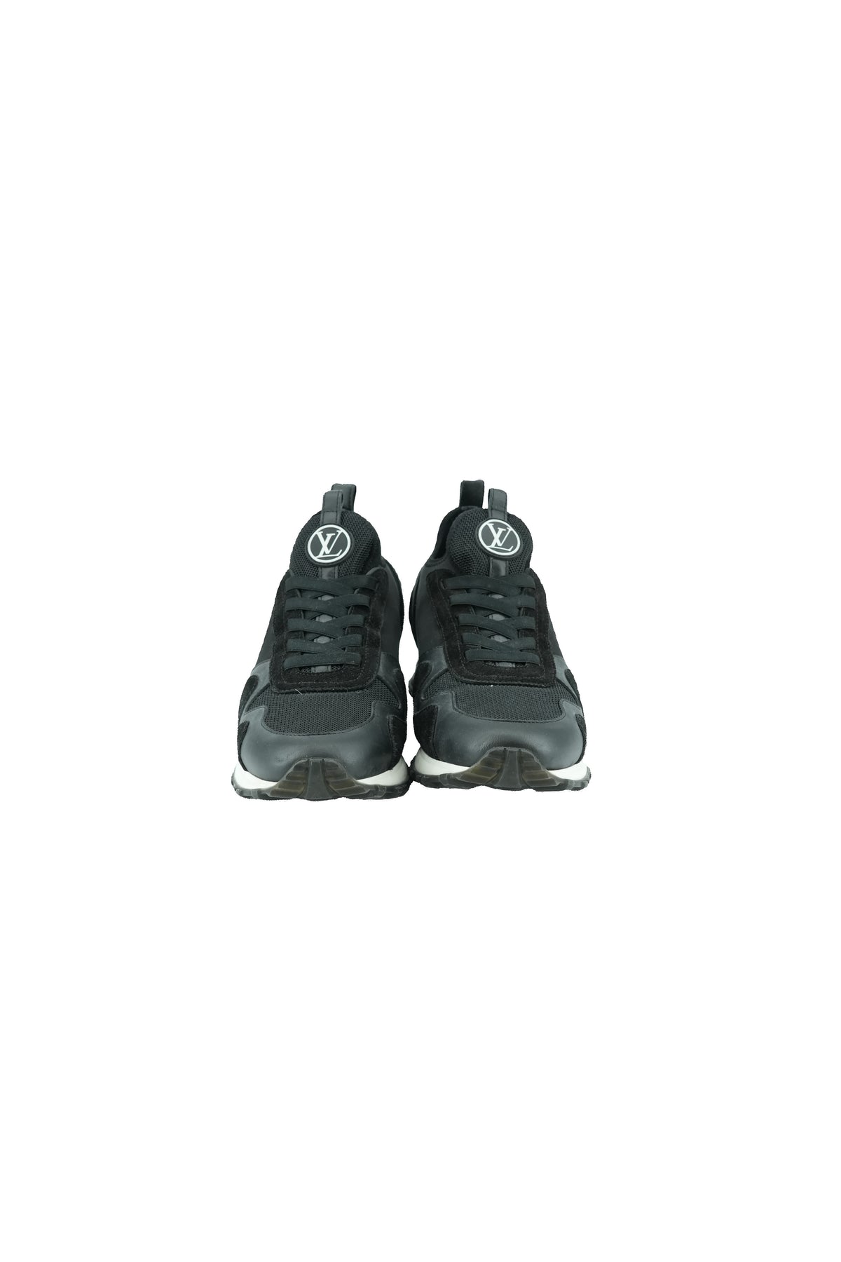 Louis Vuitton black, white Run Away sneakers size 38.5