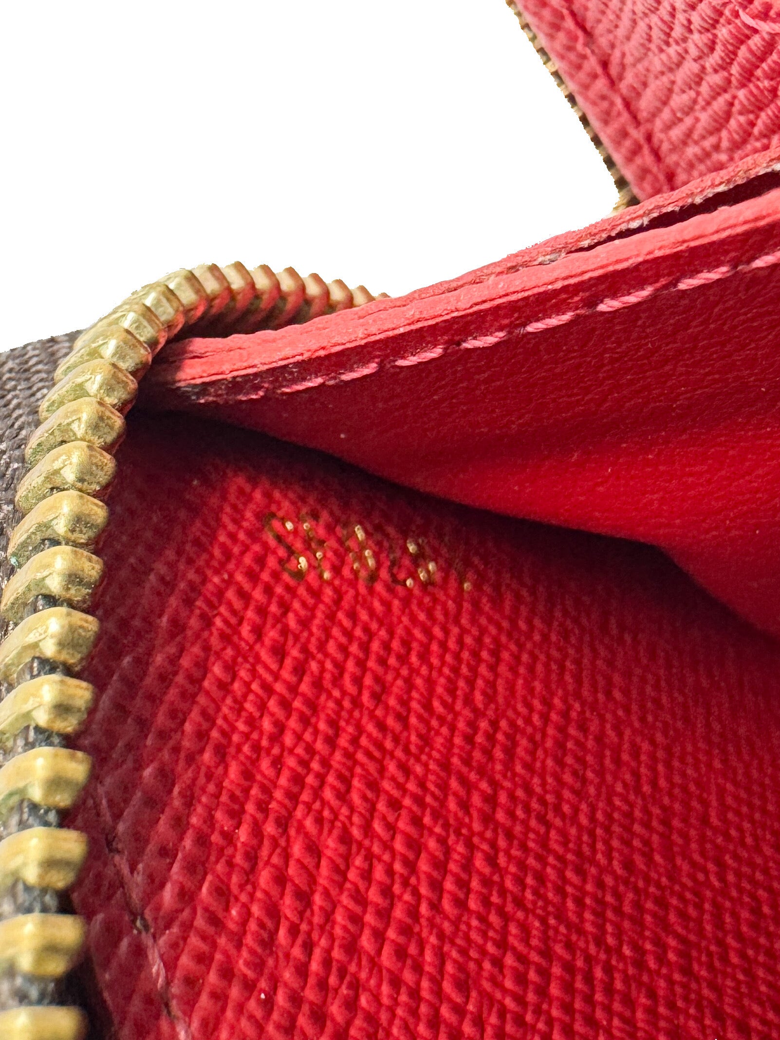 Louis Vuitton damier ebene Clemence wallet SF0281