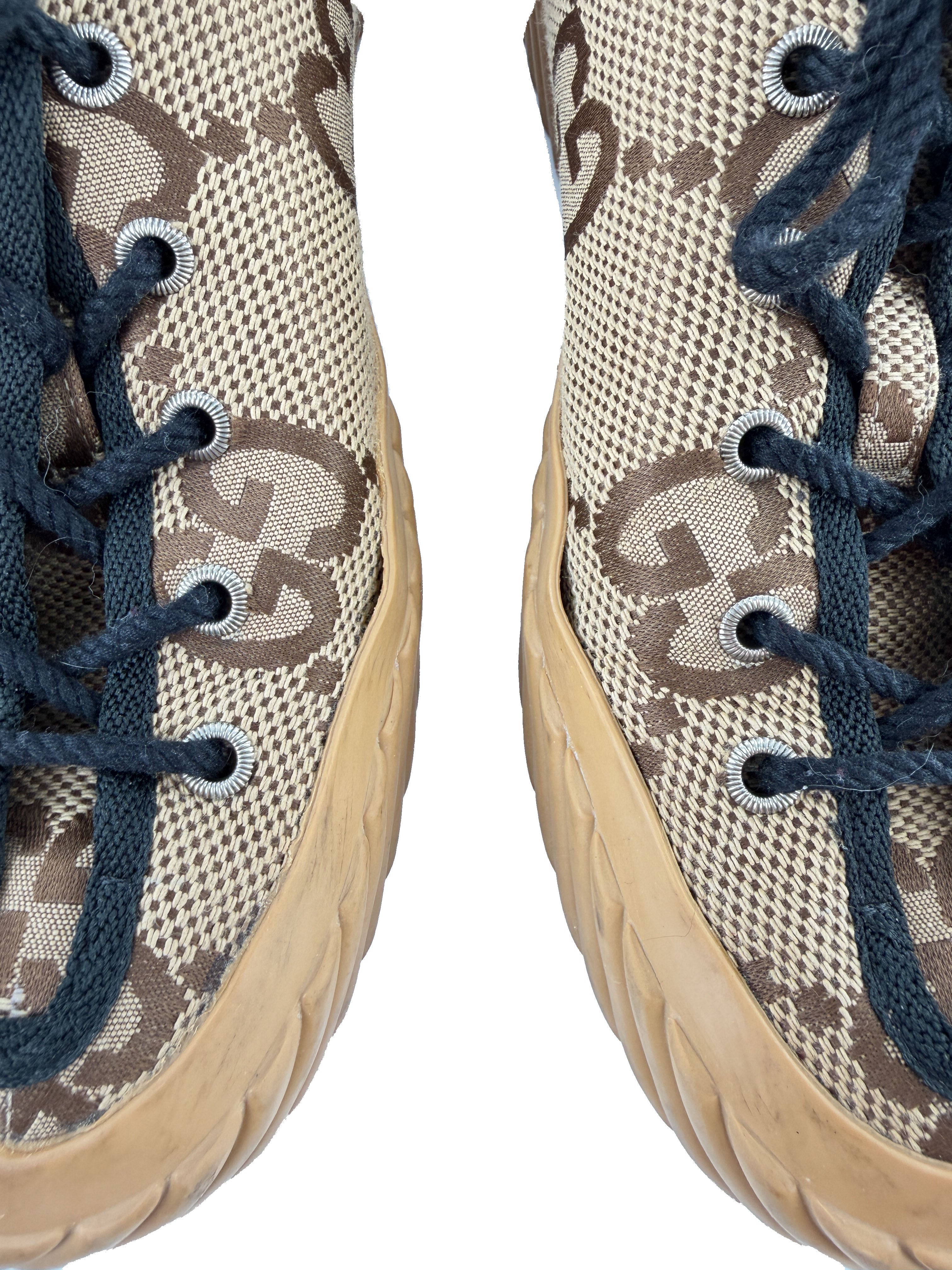 Gucci Jumbo GG brown low top sneakers size 6(mens)/8 (womens) (fits like a womens 9-9.5)