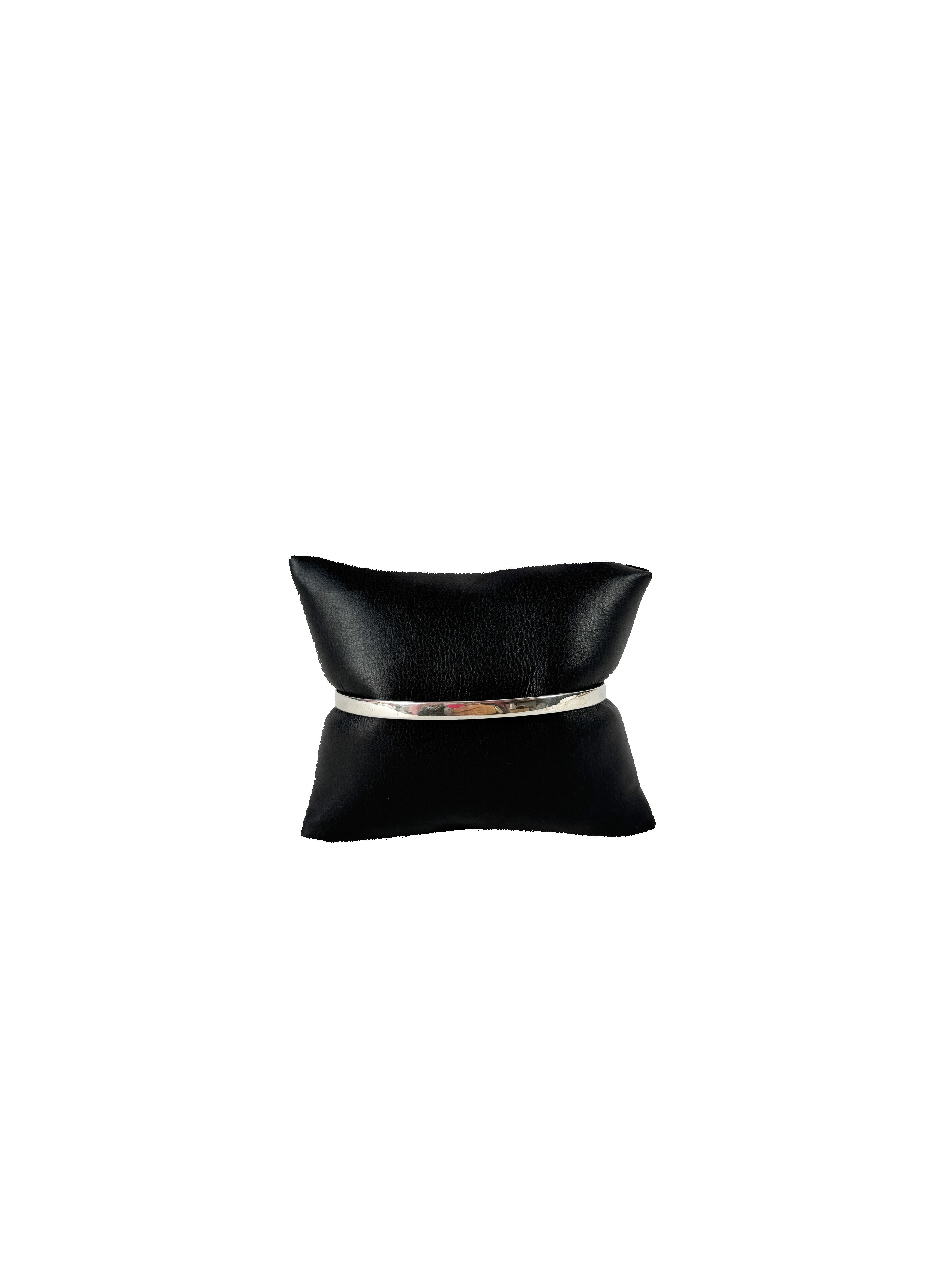 Tiffany & Co sterling silver yellow gold bangle