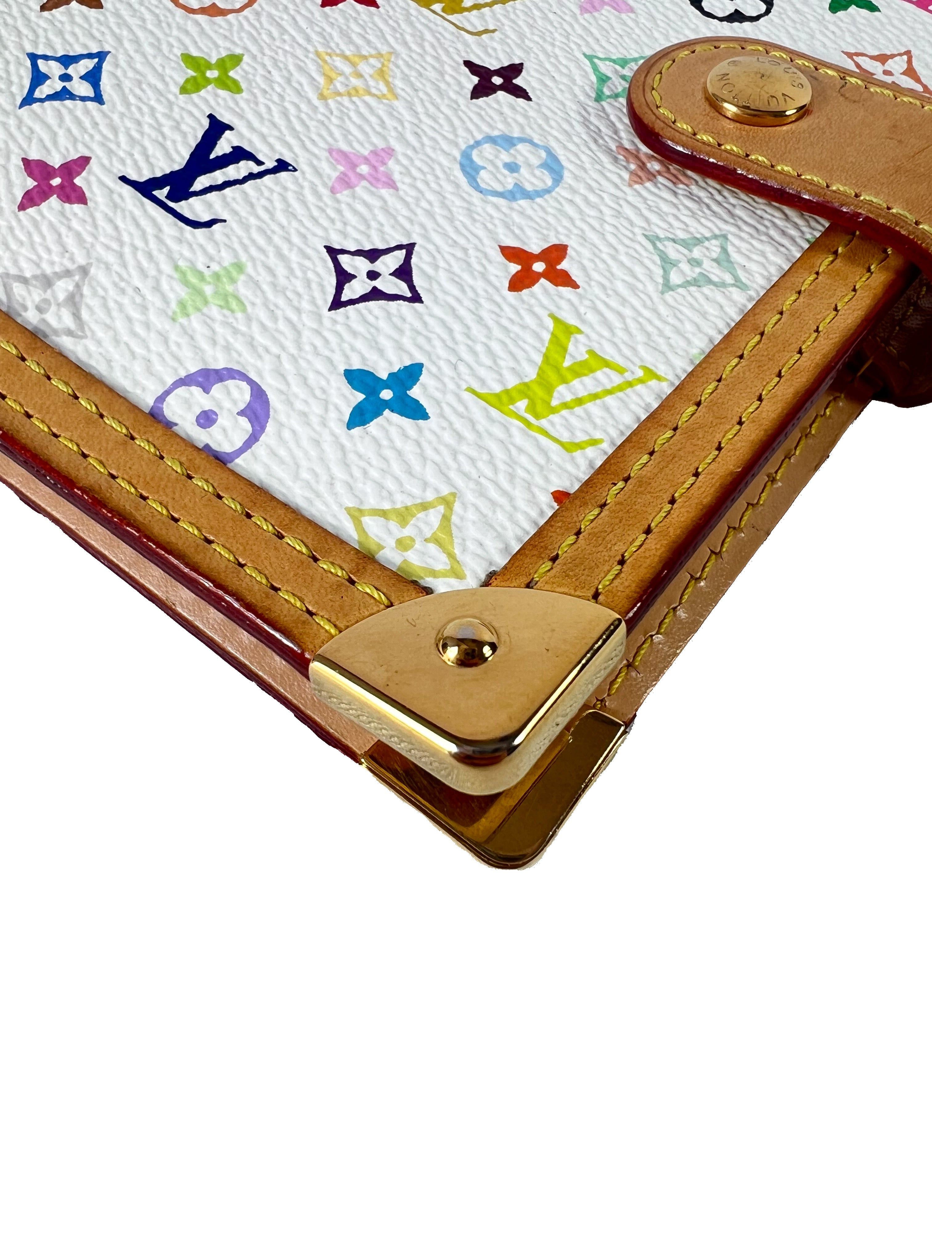 Louis Vuitton monogram white multicolor agenda PM CA0055