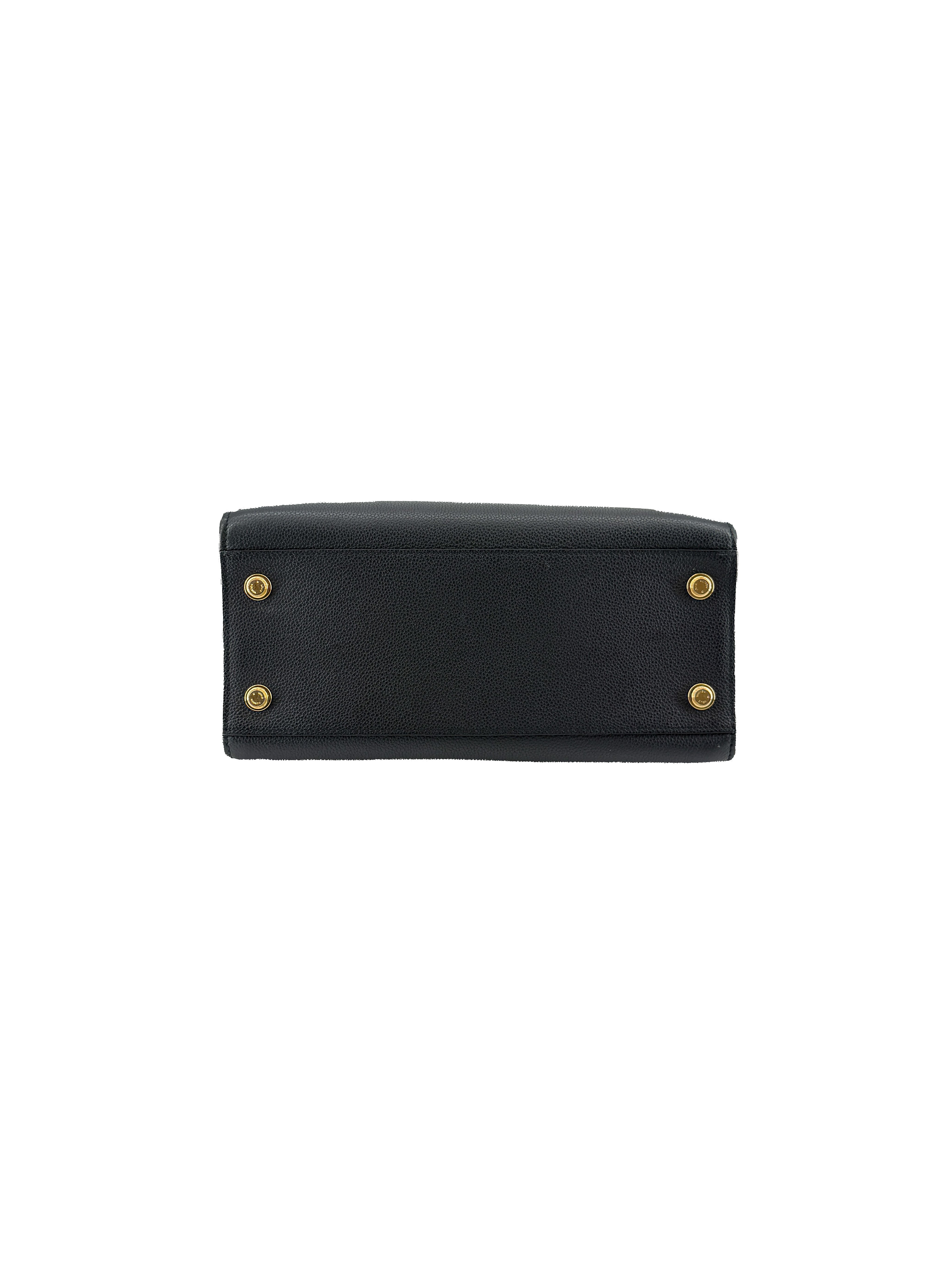 Louis Vuitton black leather City Steamer MM