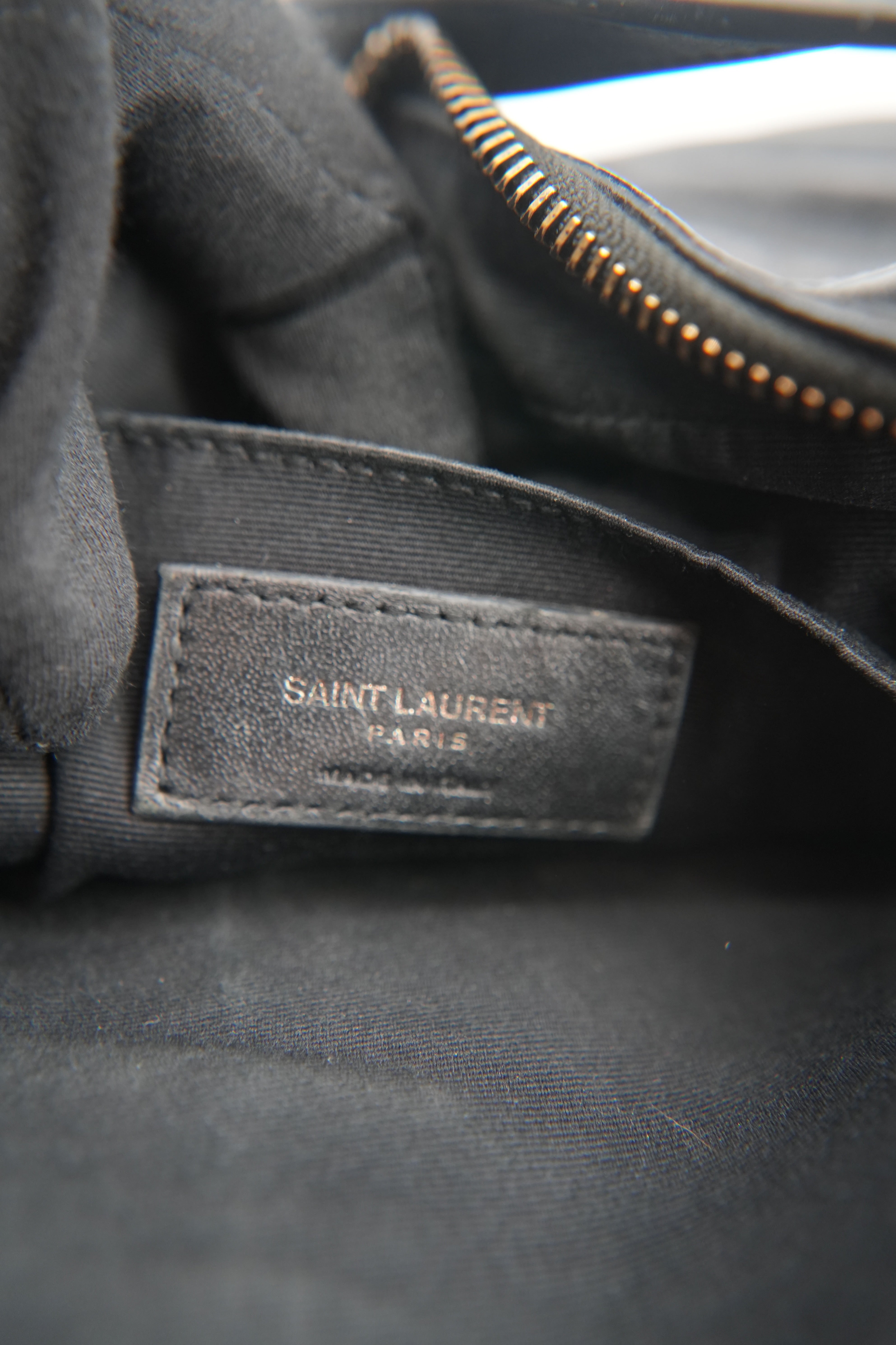 Saint Laurent black Lou Camera bag GUE574494-0419