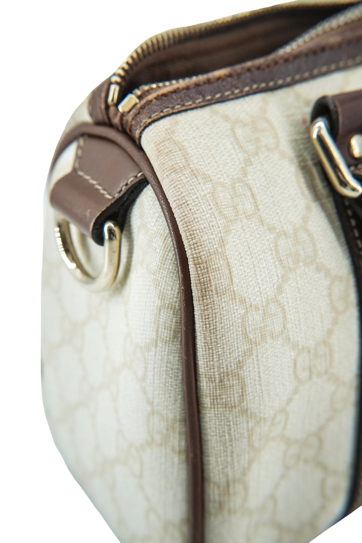Gucci white GG boston bag 193604 000926