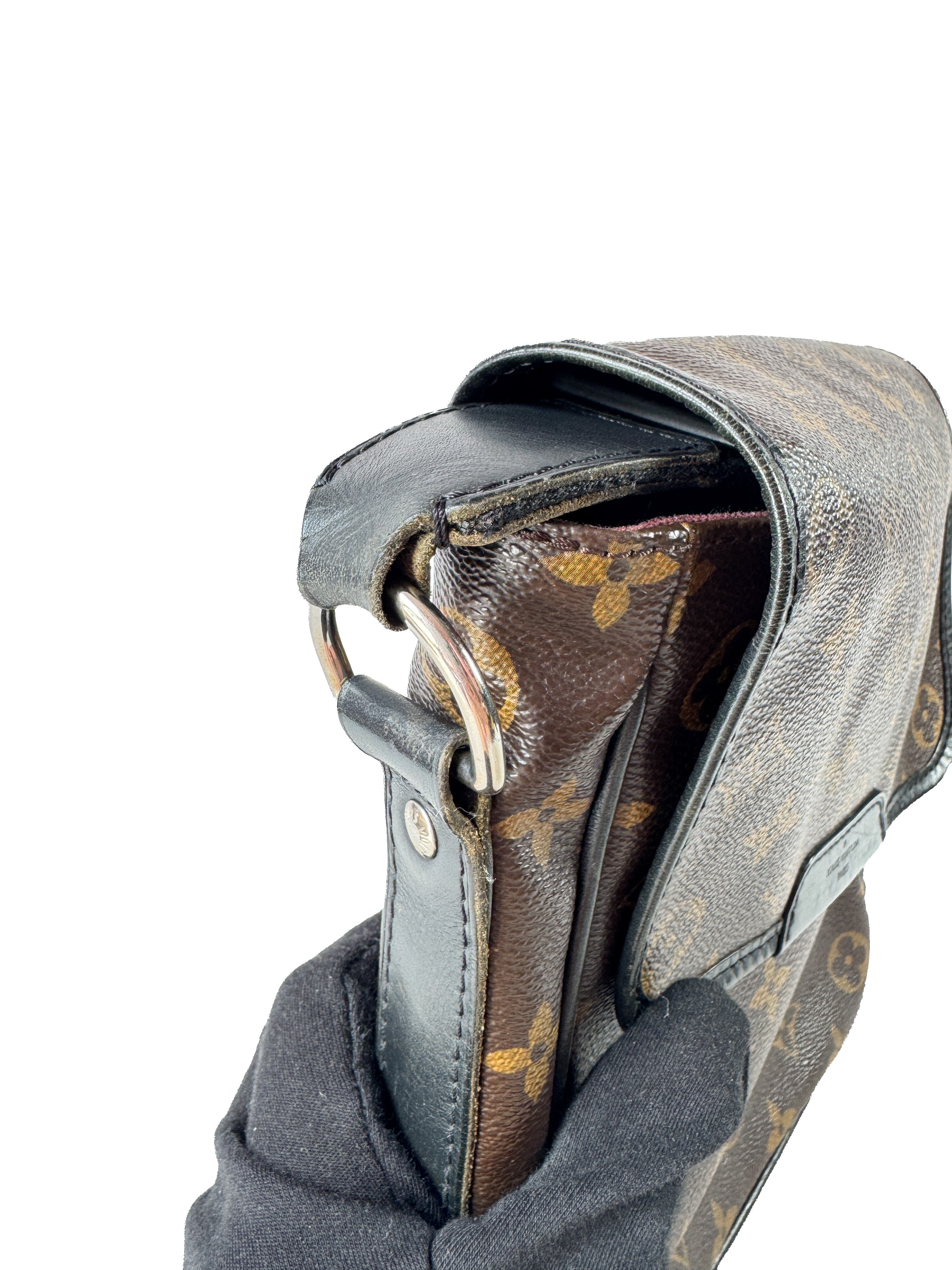 Louis Vuitton Bass Messenger Bag Macassar Monogram Canvas PM  AA4171