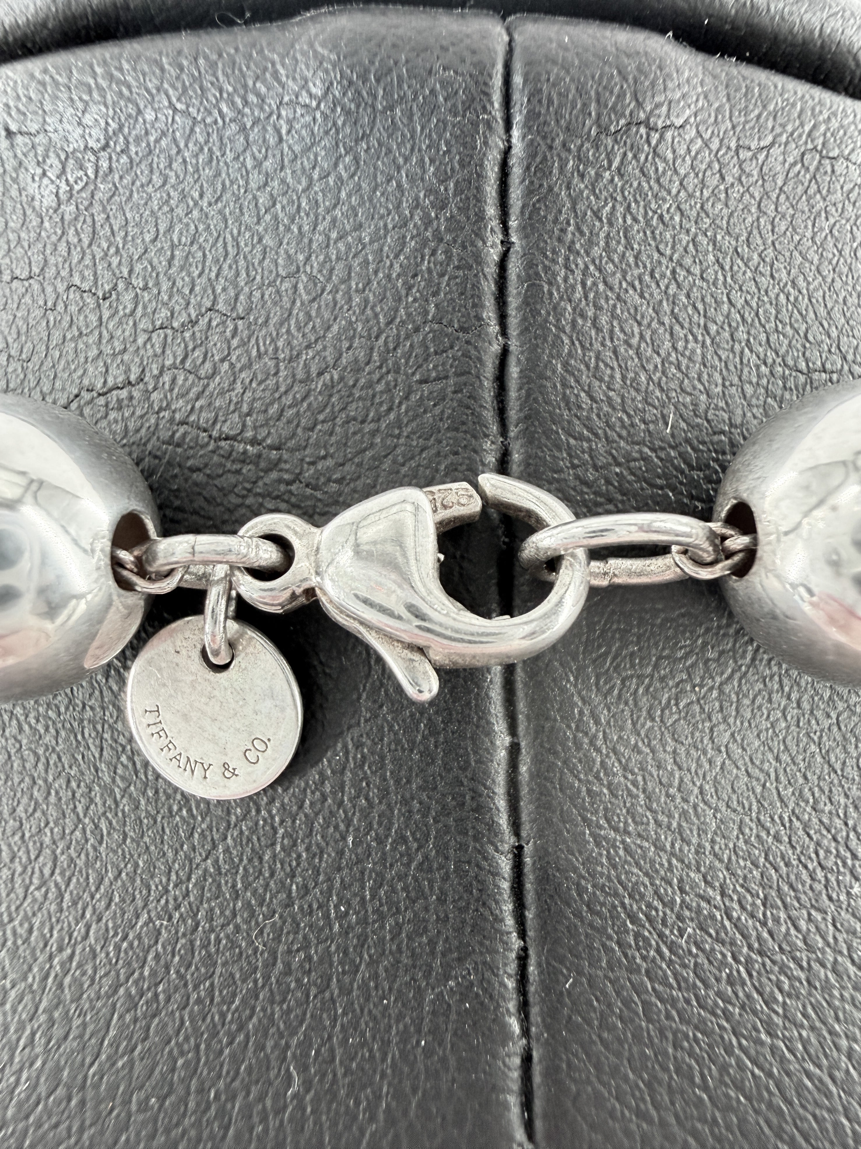 Tiffany & Co sterling silver Hardwear ball necklace