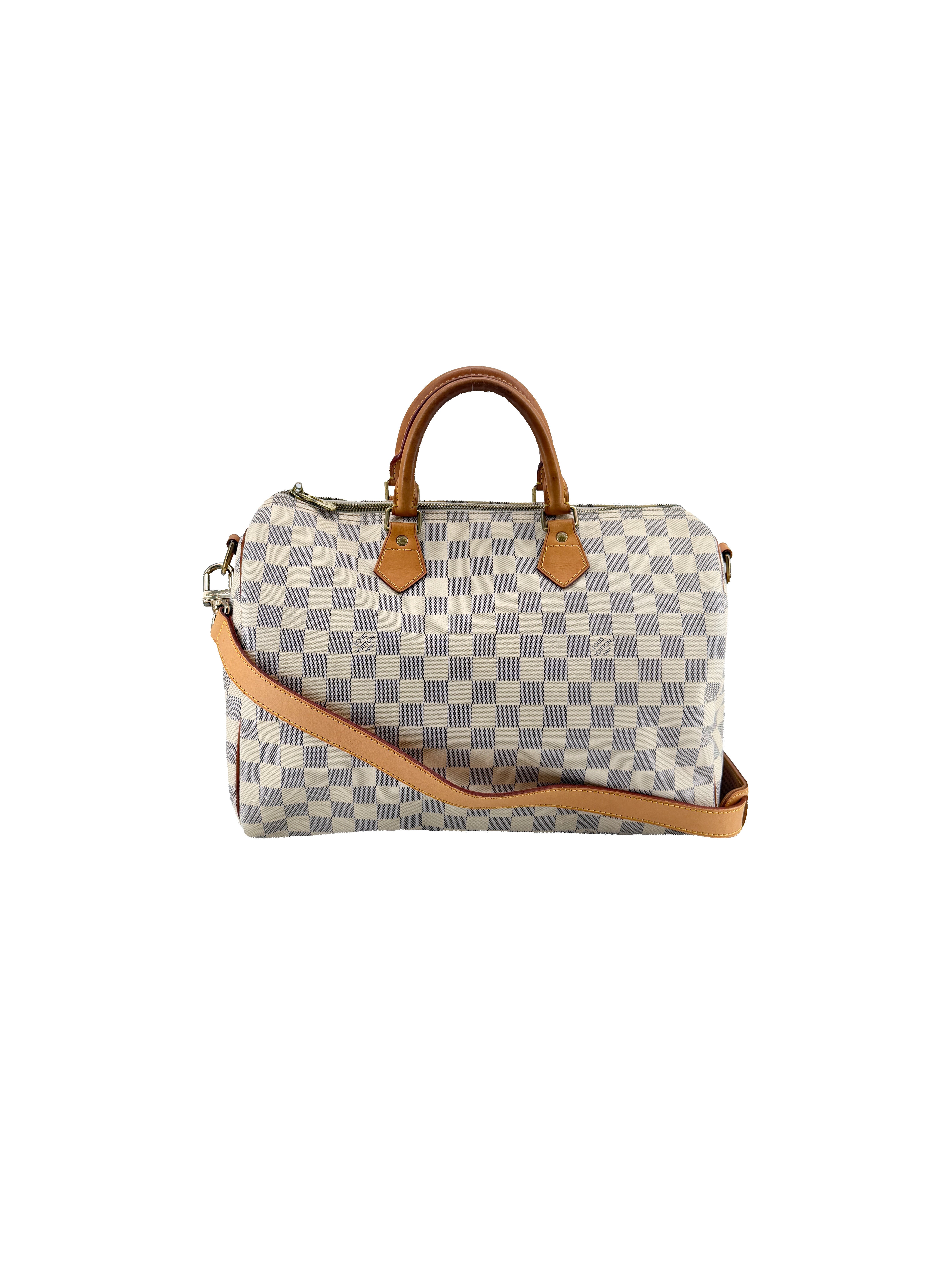 Louis Vuitton damier azur Speedy 35 bandouliere SP0143