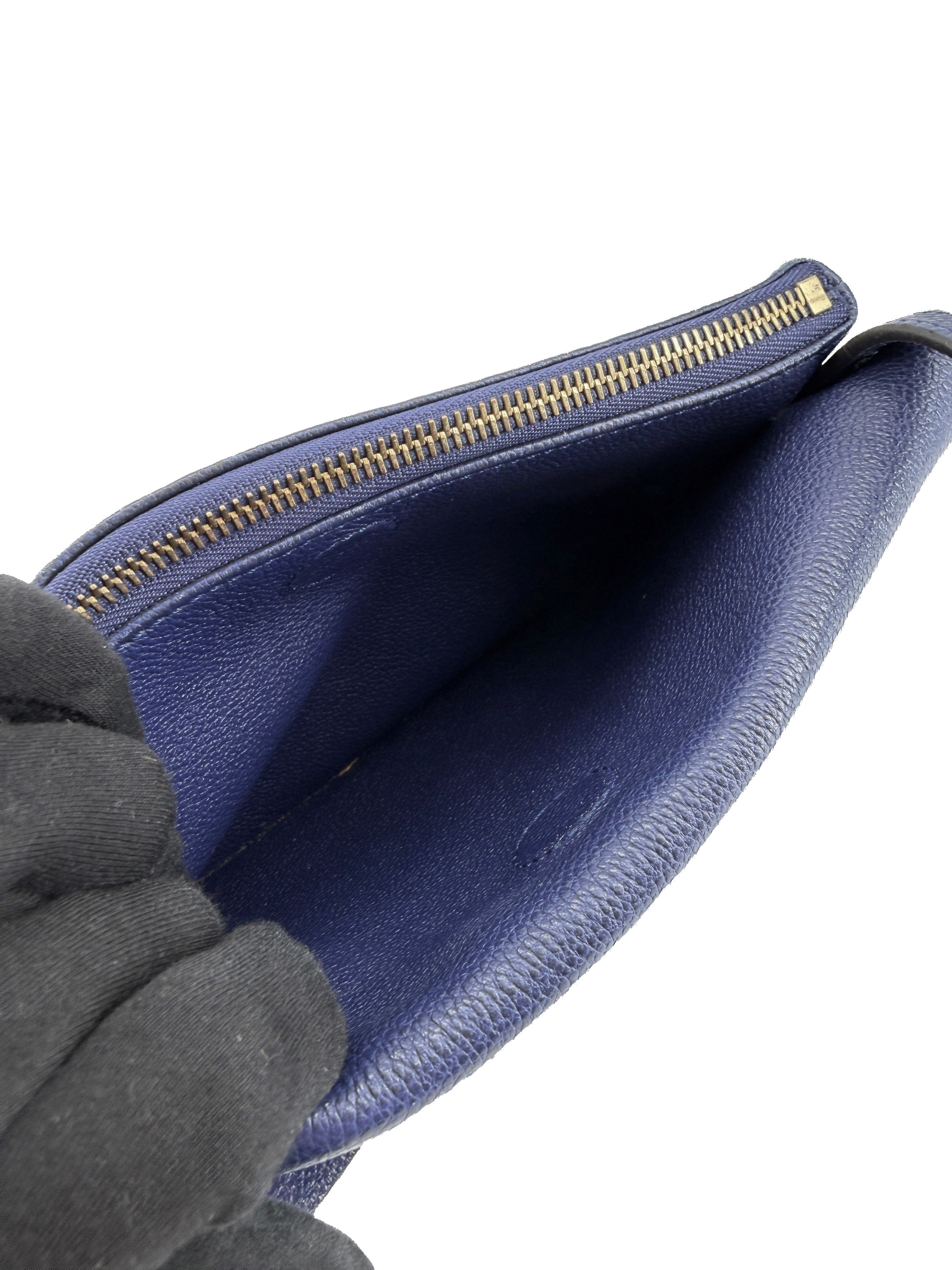 Louis Vuitton monogram navy empreinte leather Twice crossbody AR2185