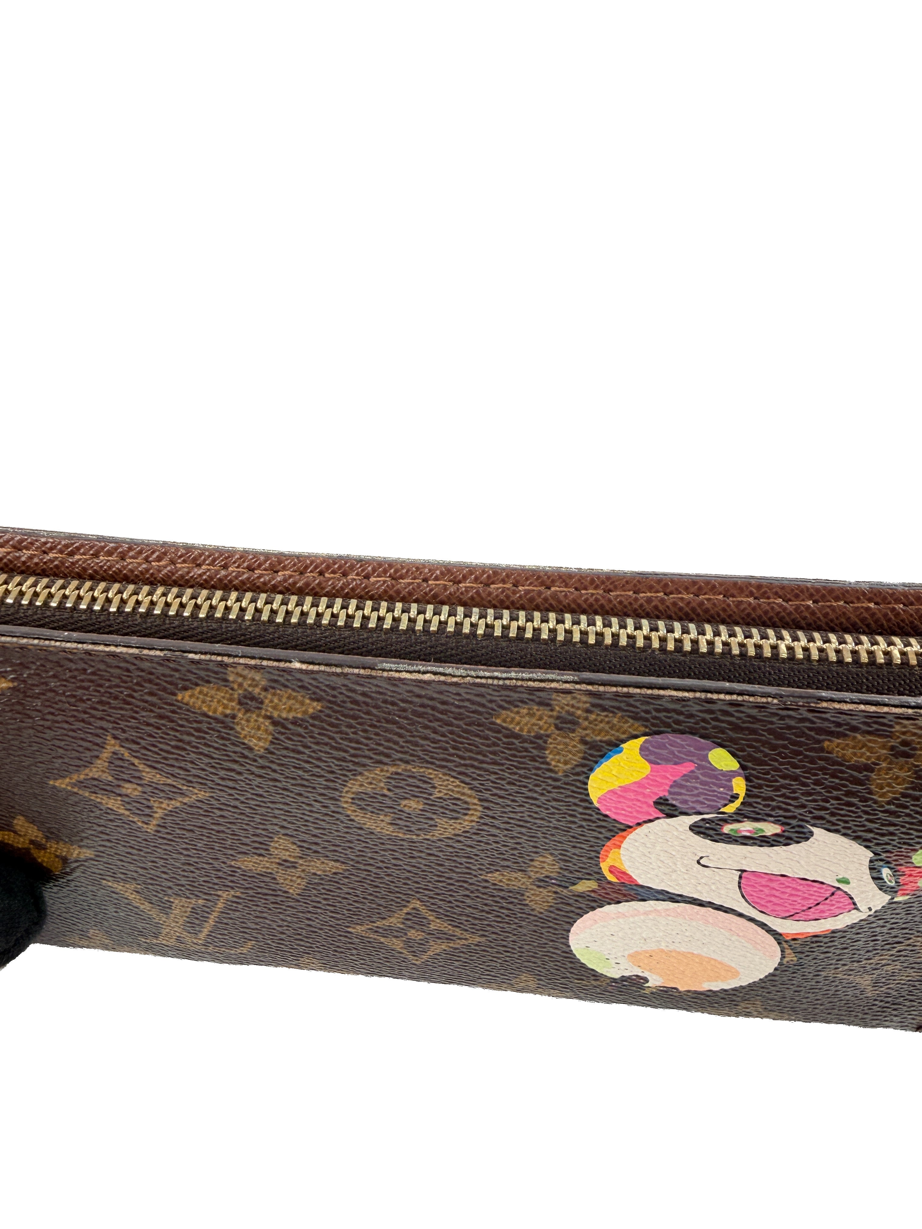 Louis Vuitton Monogram Panda Porte Monnaie Zip wallet CA0094