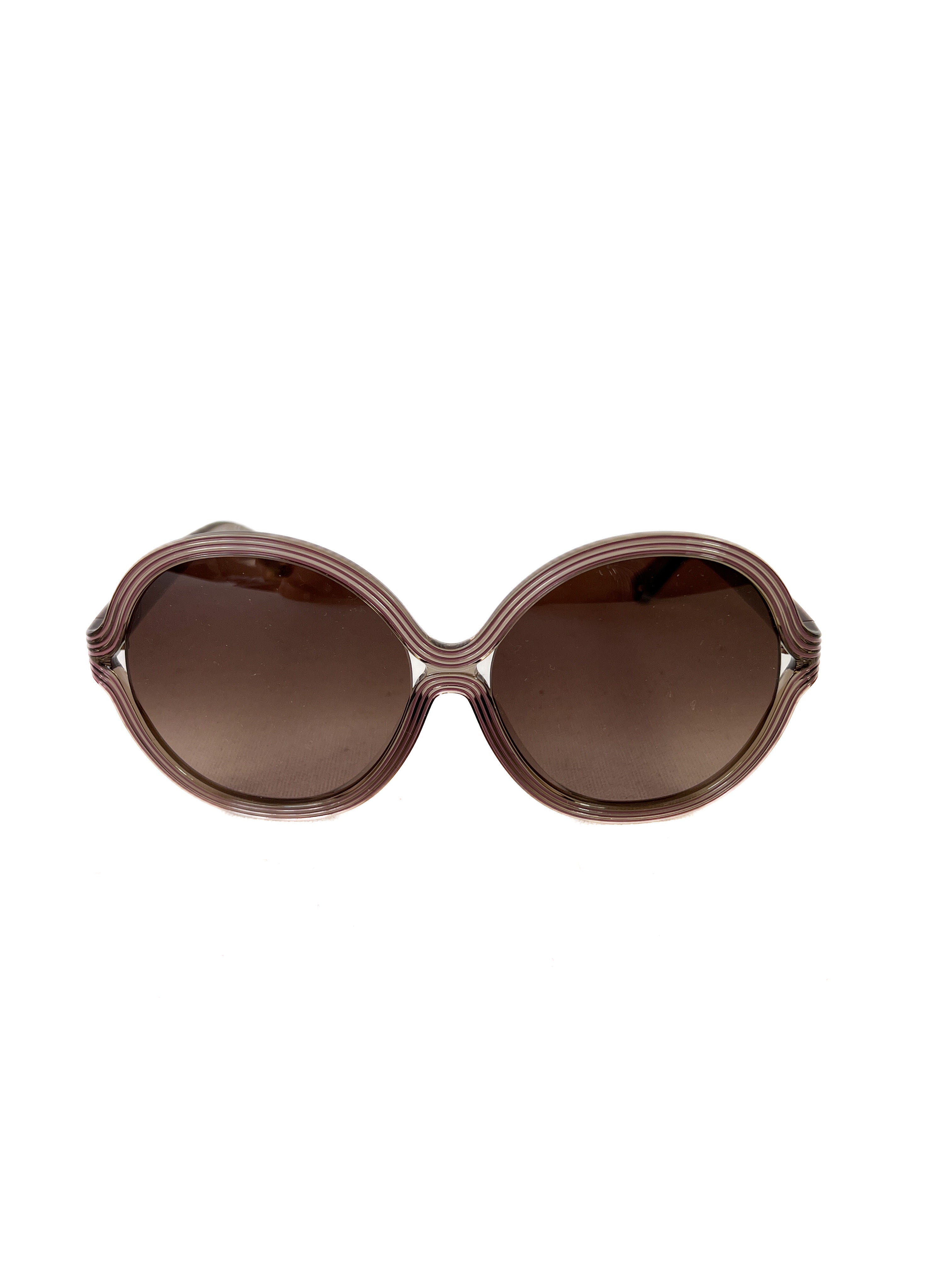 Chloe antique rose round sunglasses CE742sa