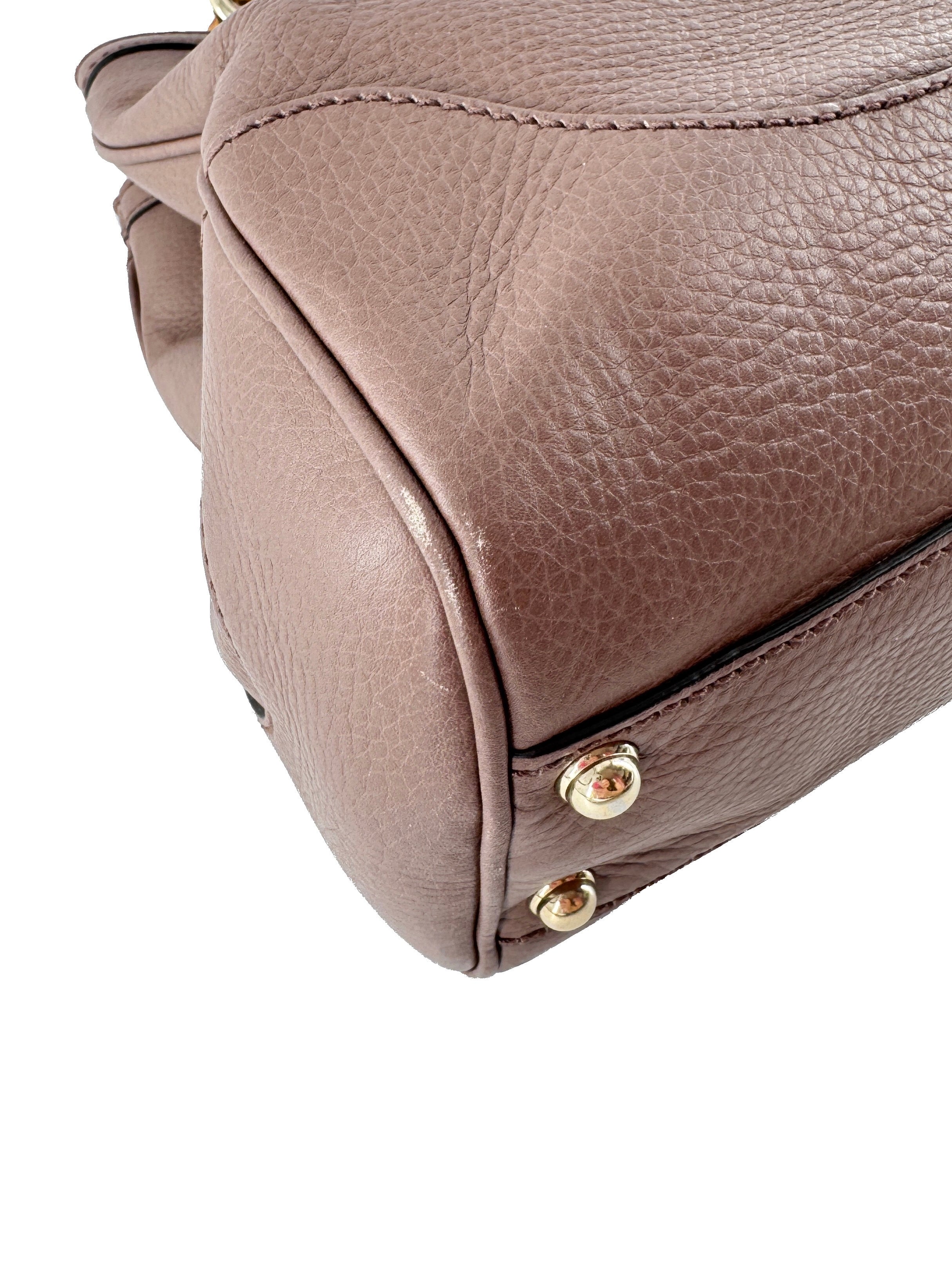 Gucci mauve Diana bamboo shopper 308360 520981