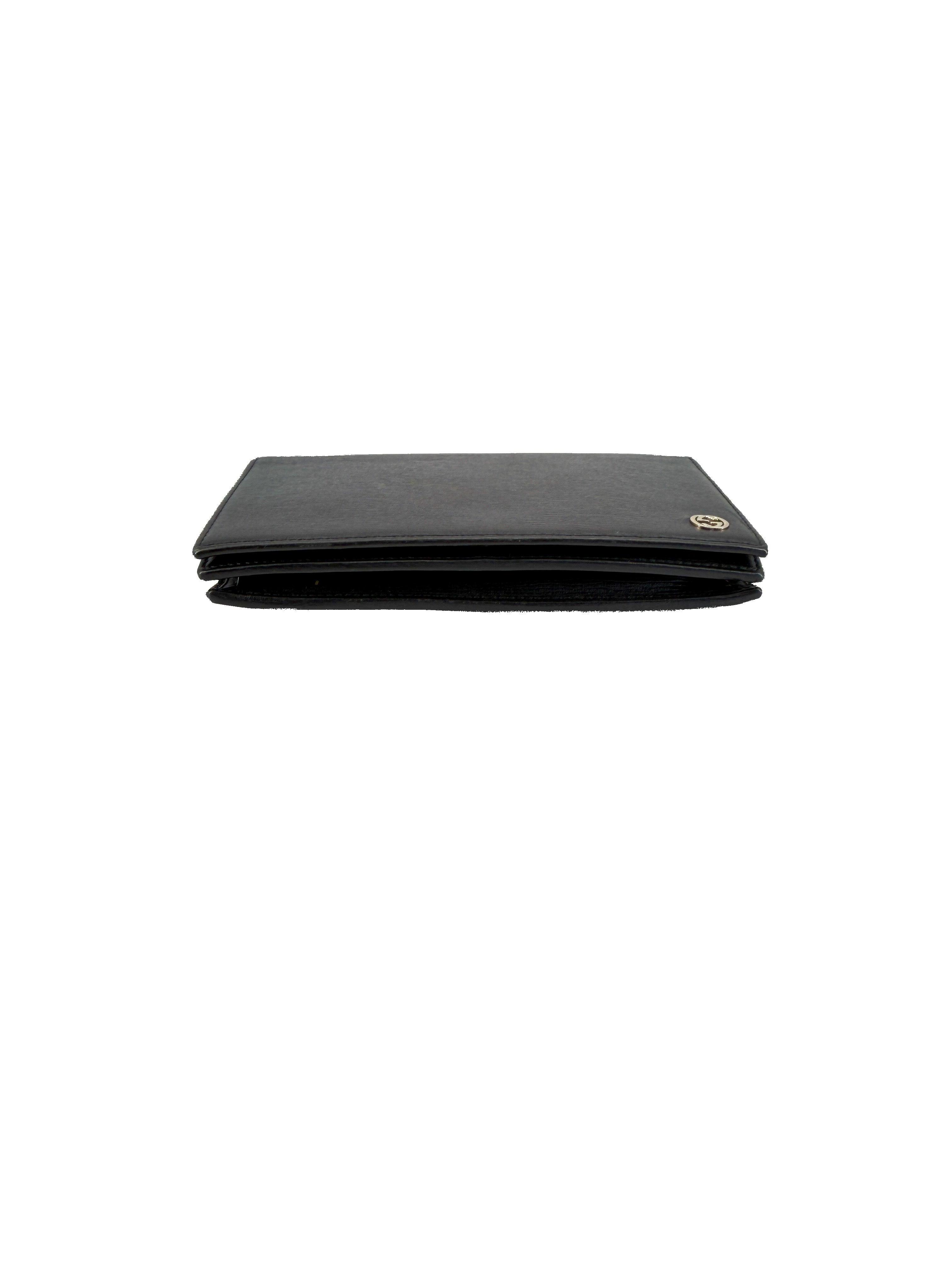 Gucci black GG Betty wallet on a chain 354697-196085