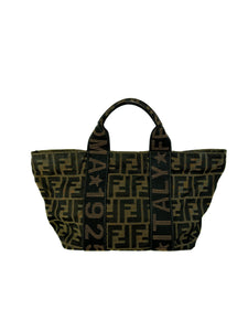 Fendi Zucca nylon mini 1925 tote