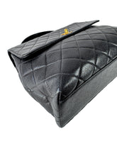 Chanel Caviar Quilted Jumbo Kelly Flap Black  4367160