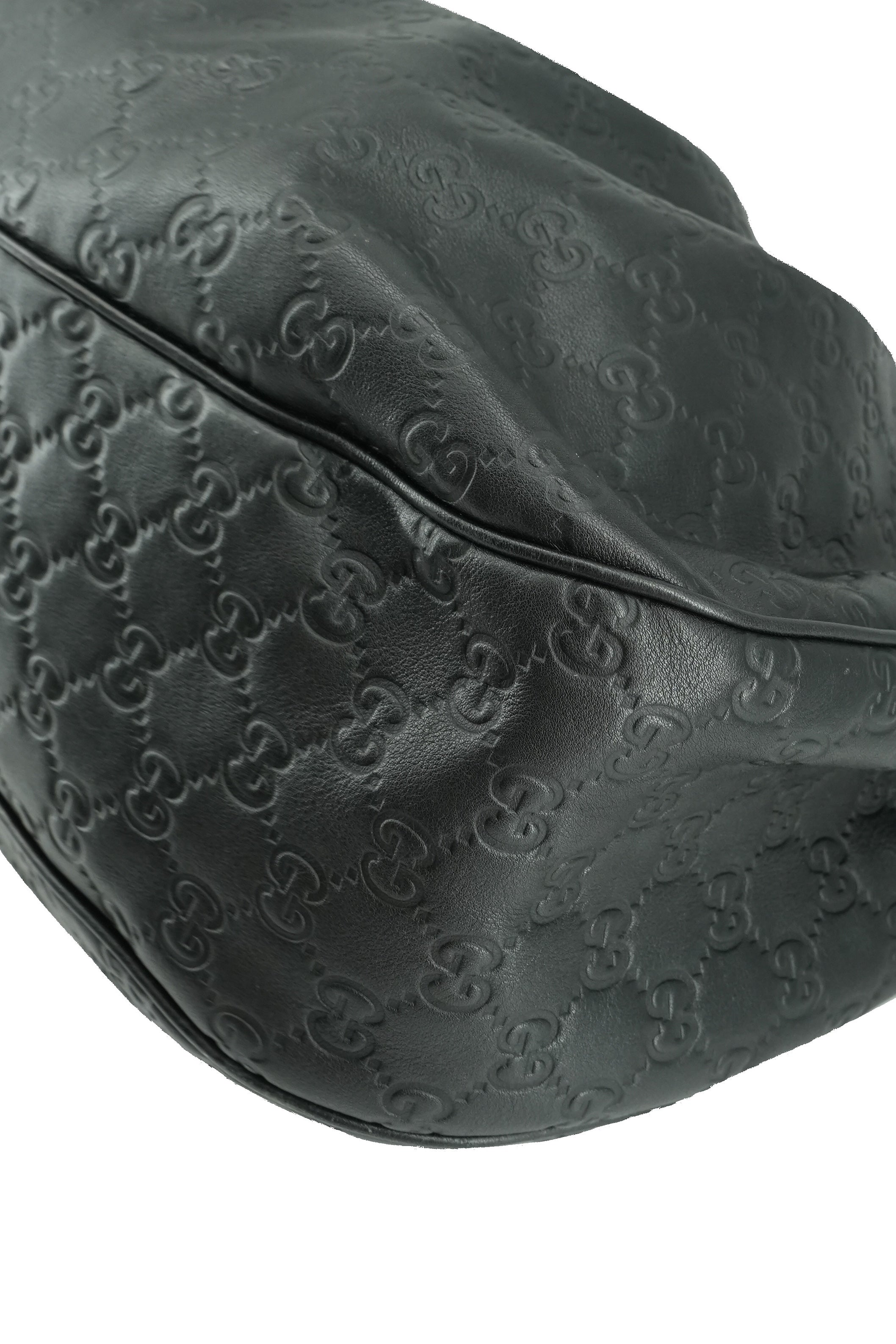Gucci black Guccissima medium Sukey Hobo 282955 497717