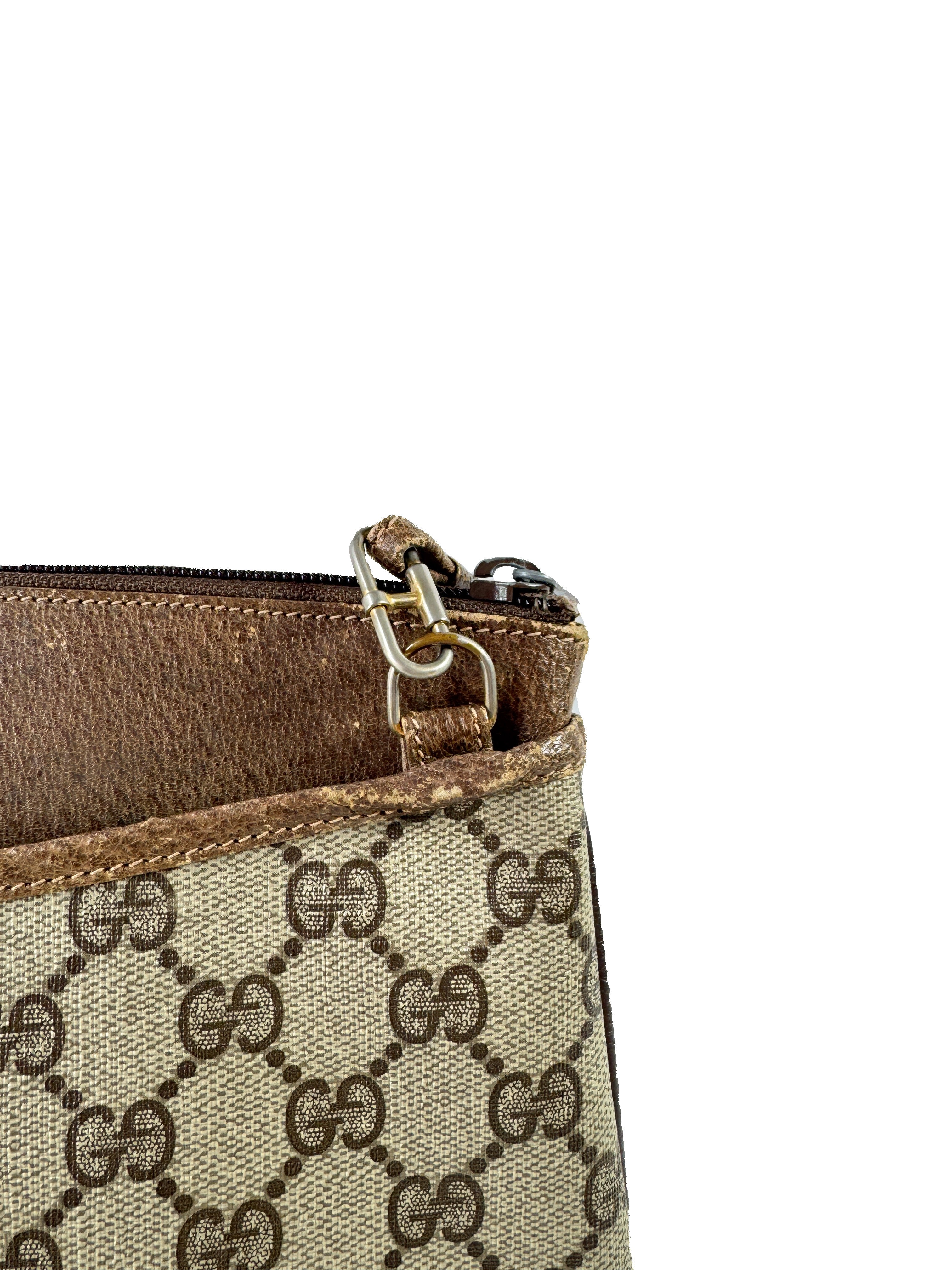 Gucci vintage brown sherry line crossbody 904-02-026