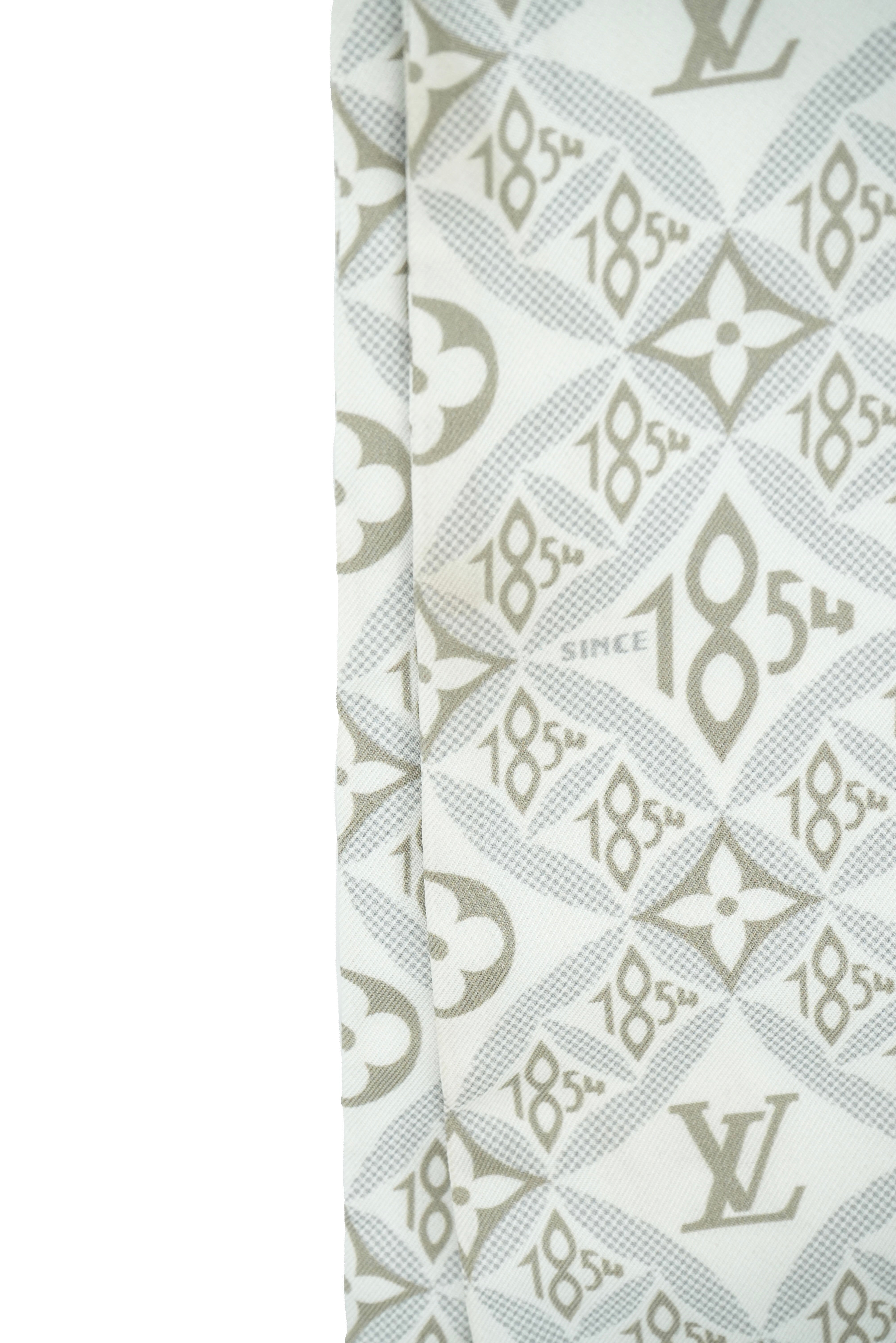 Louis Vuitton Since 1854 white/gray bandeau FF1221