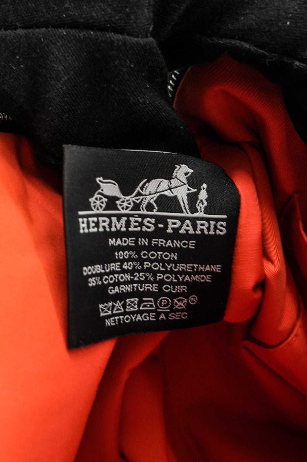 Hermès black Bolide medium zip pouch