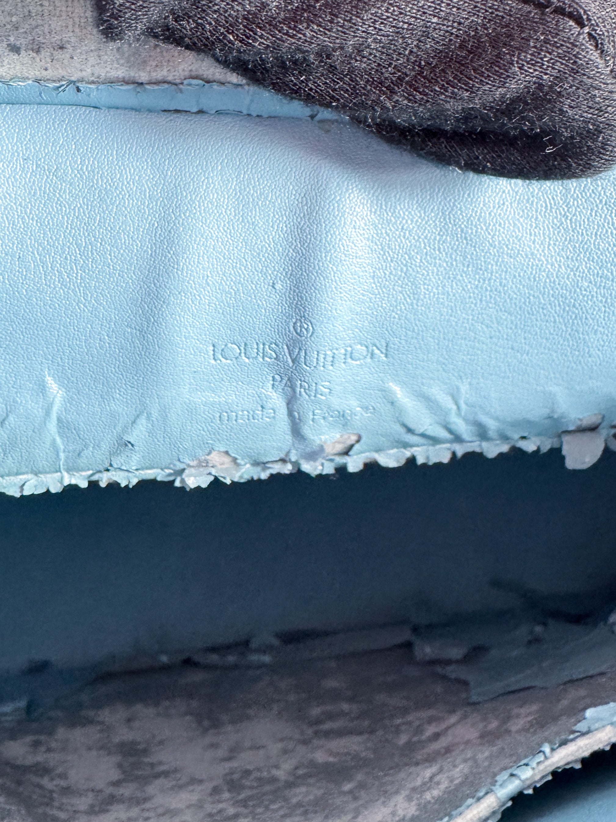 Louis Vuitton lime green vernis Houston tote TH1909 *as is*