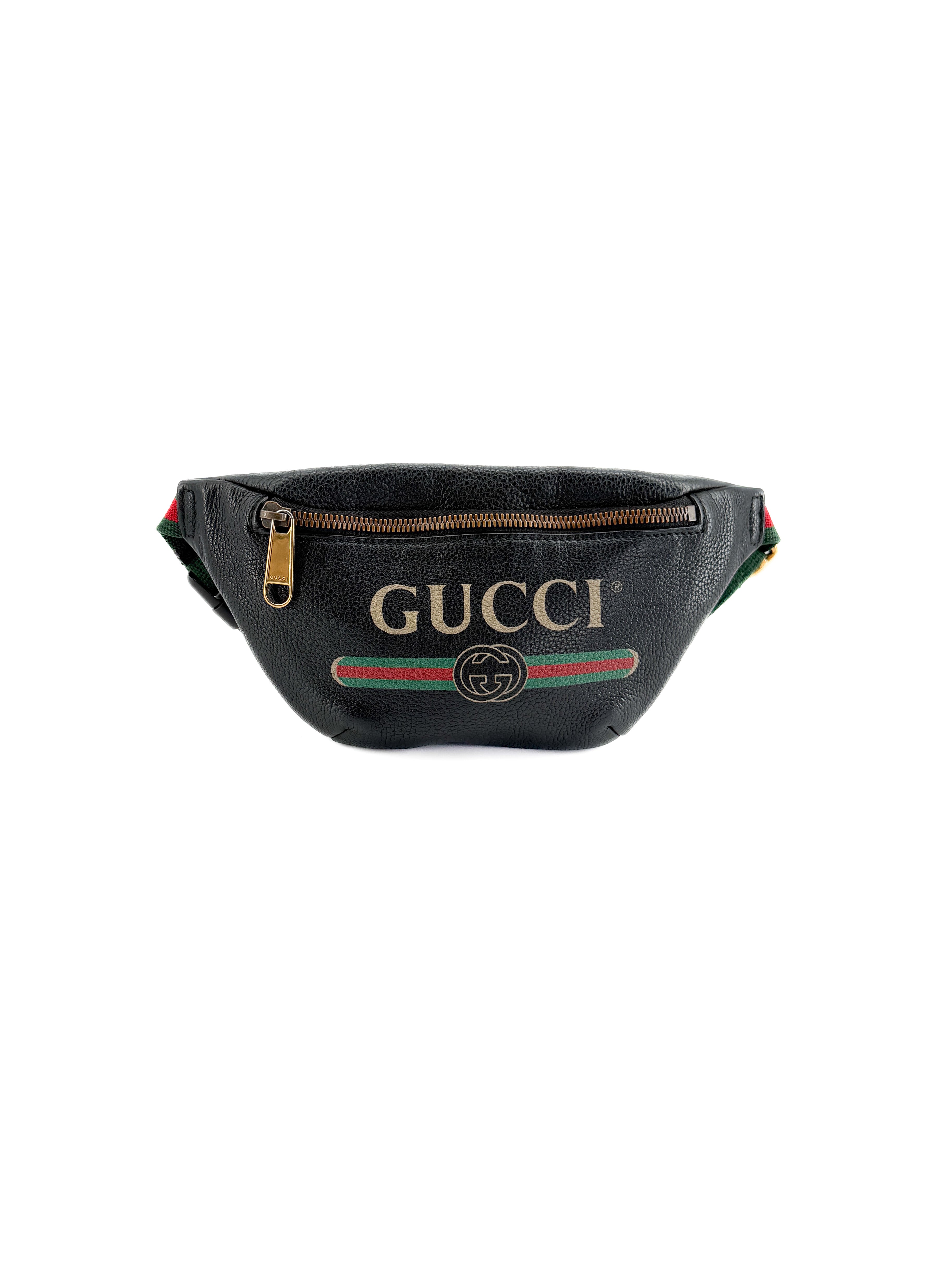 Gucci black small logo belt bag 527792204991