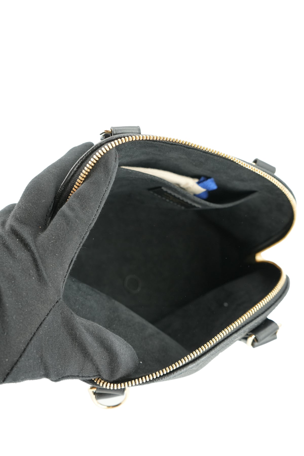 Louis Vuitton monogram empreinte black Alma BB NFC