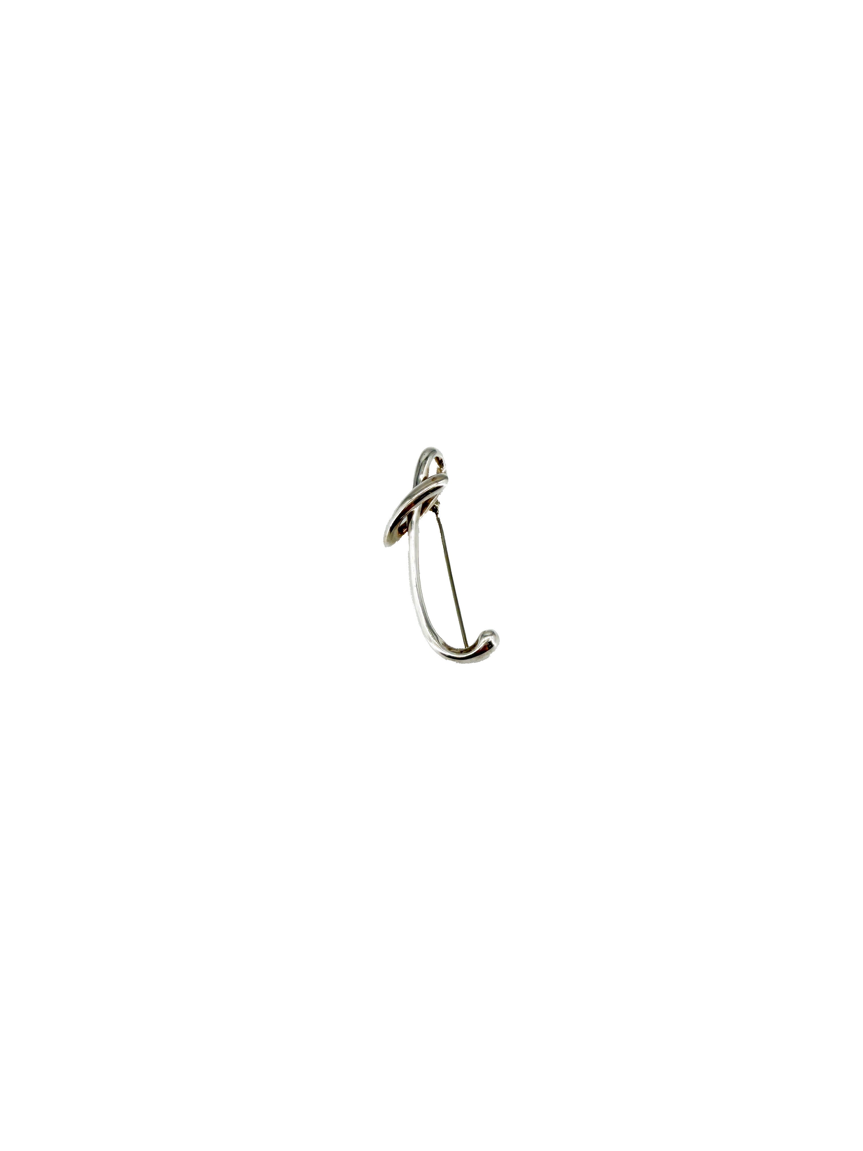 Tiffany & Co sterling silver Elsa Peretti  T brooch