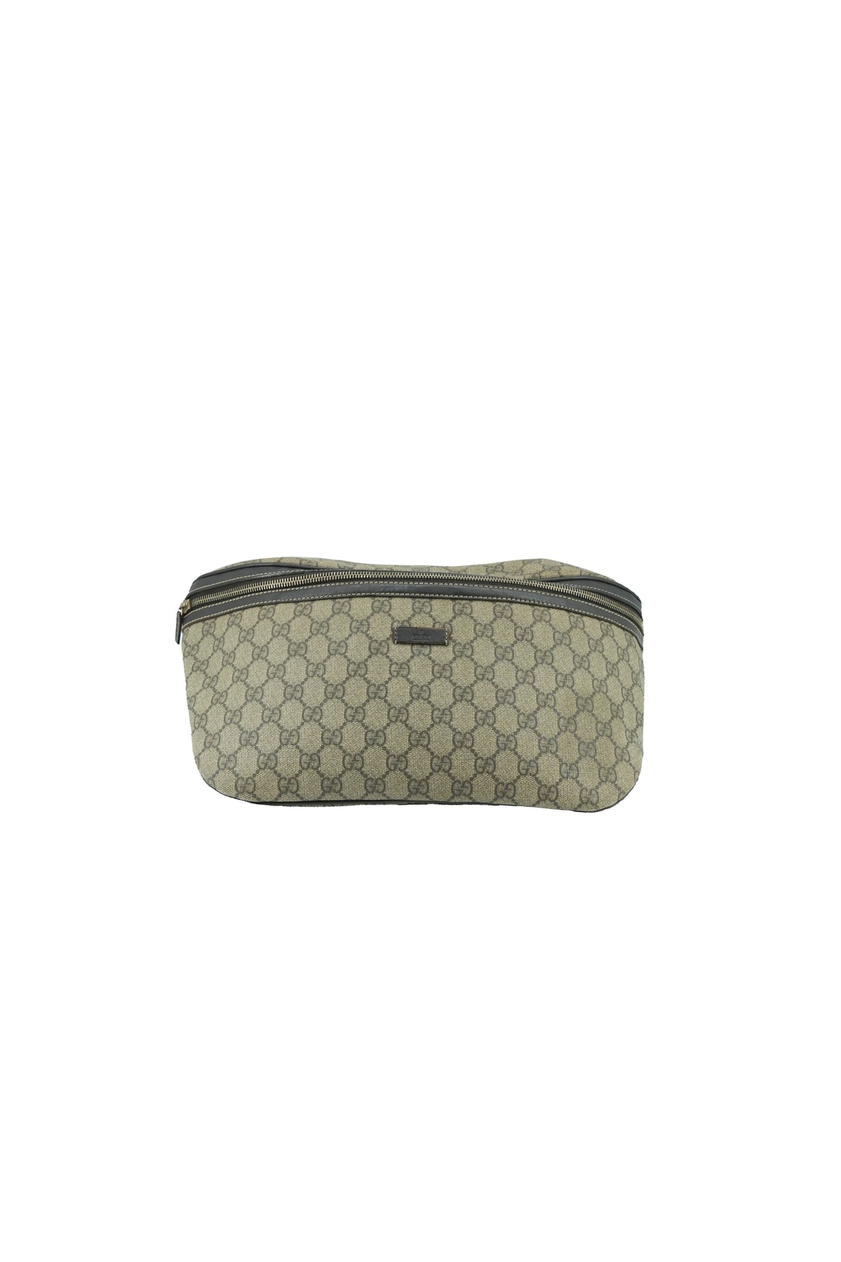 Gucci brown signature belt bag 001998