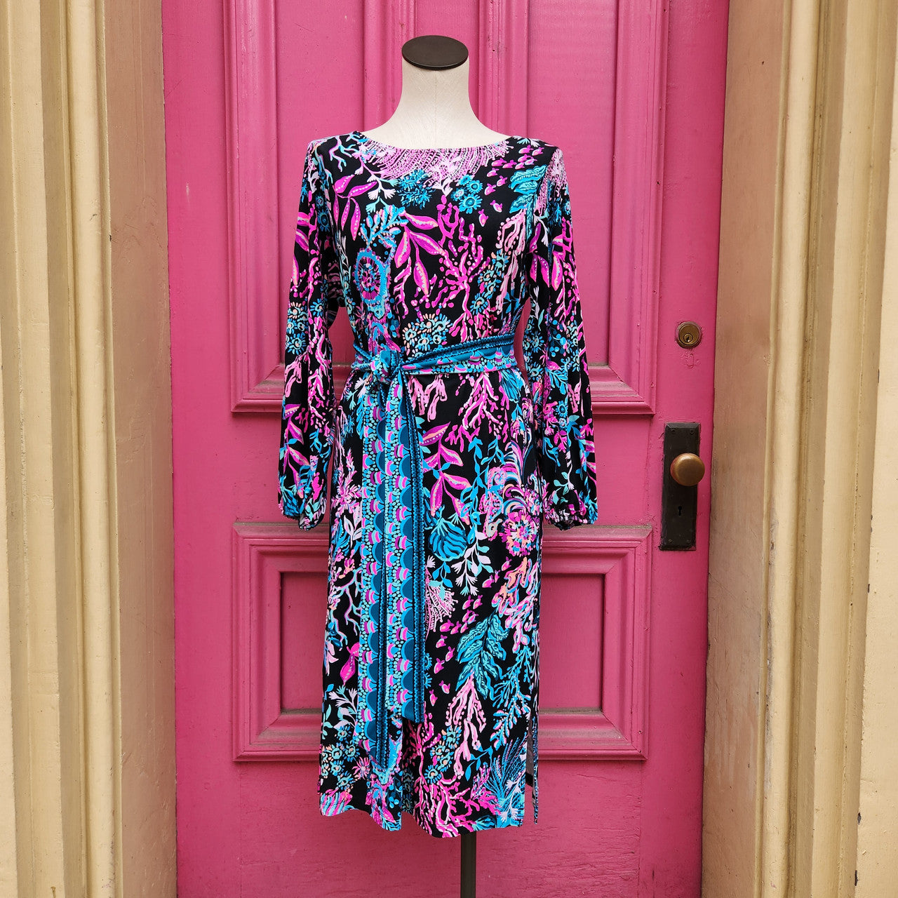 Lilly Pulitzer twilight coral Shae dress size S