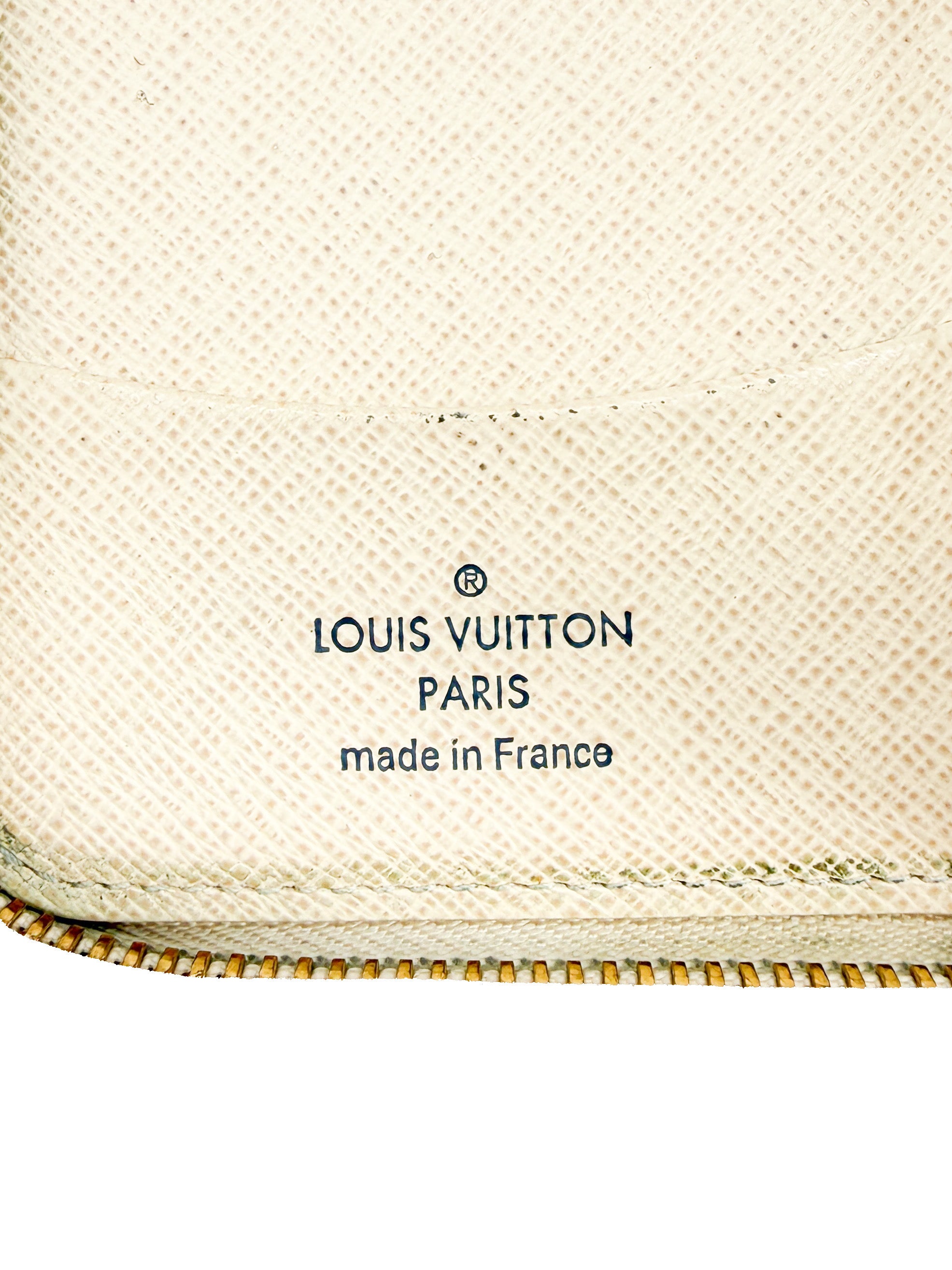 Louis Vuitton damier azur compact zippy wallet MI2120