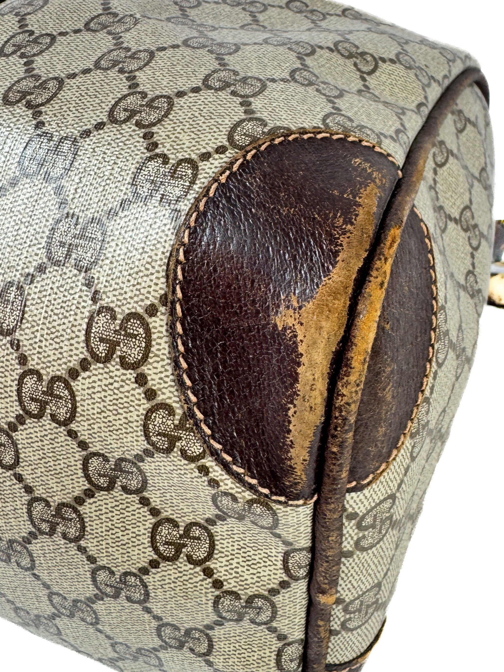 Gucci Supreme 1980s signature mini duffle bag