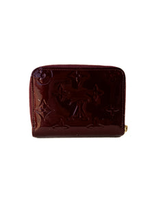 Louis Vuitton burgundy vernis zippy coin wallet