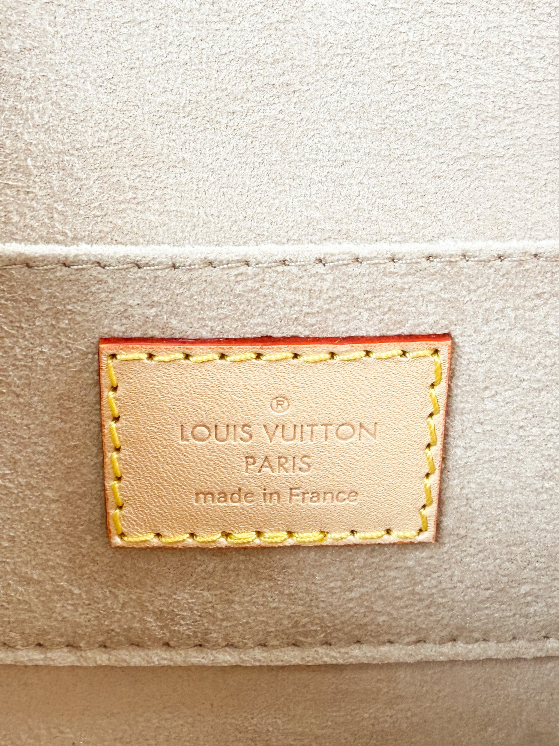Louis Vuitton pink woven Dauphine bag NFC