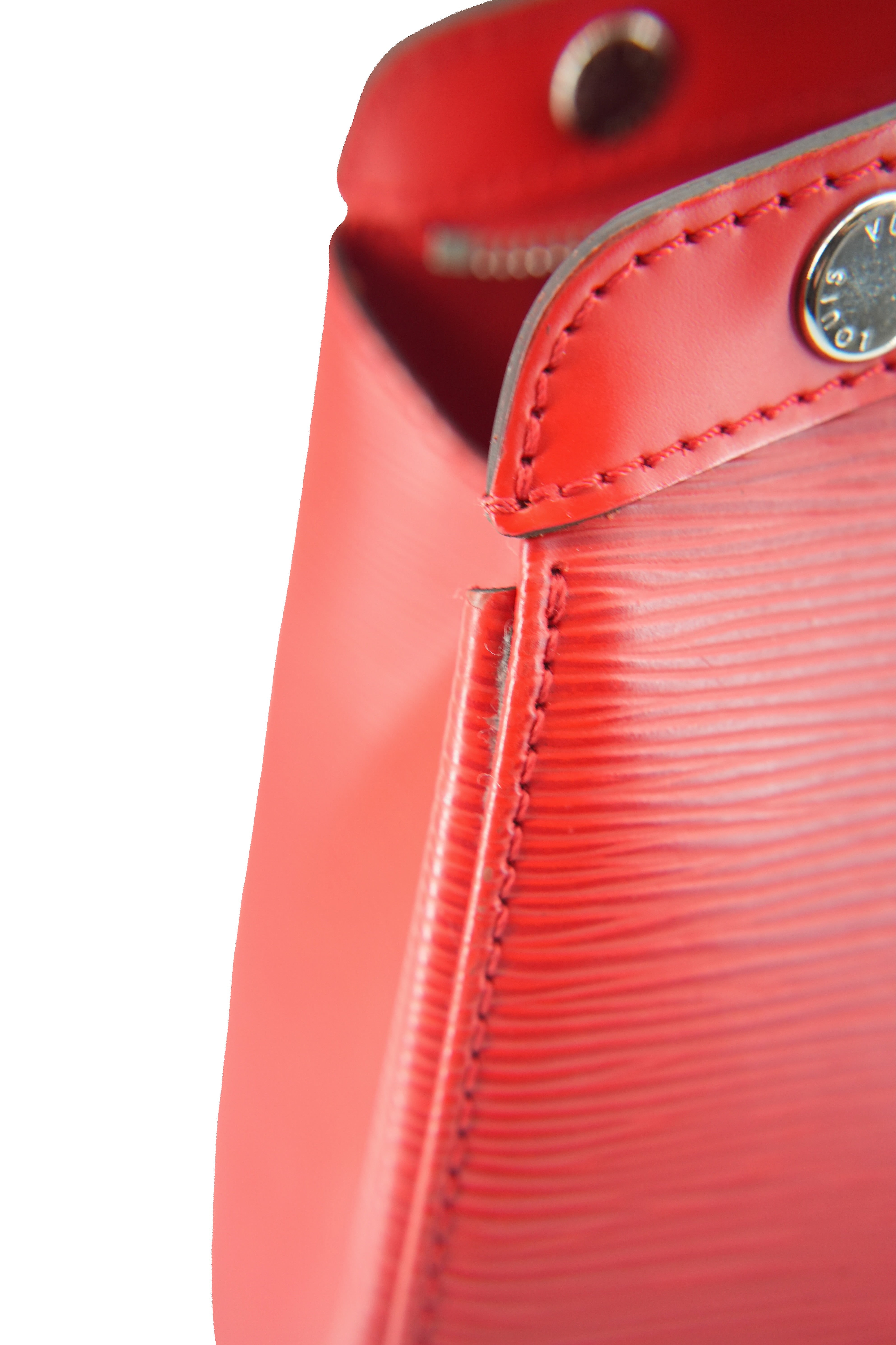 Louis Vuitton red epi leather Brea MM AA3174