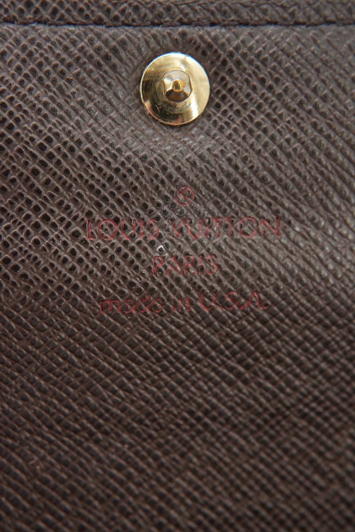 Louis Vuitton damier ebene Sarah wallet SD1079