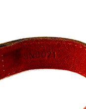 Louis Vuitton brown leather good luck bracelet SN0021