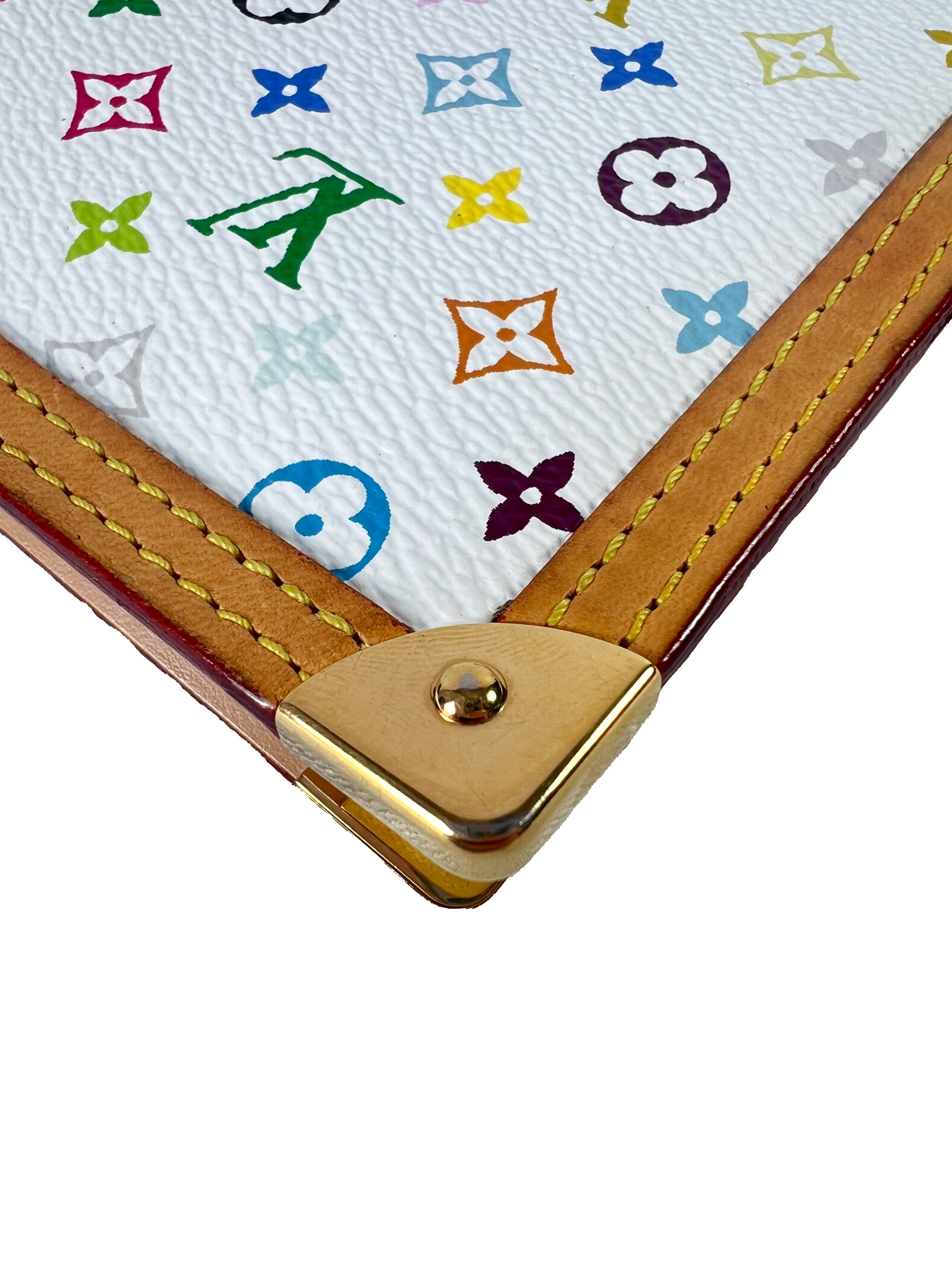 Louis Vuitton monogram white multicolor agenda PM CA0055