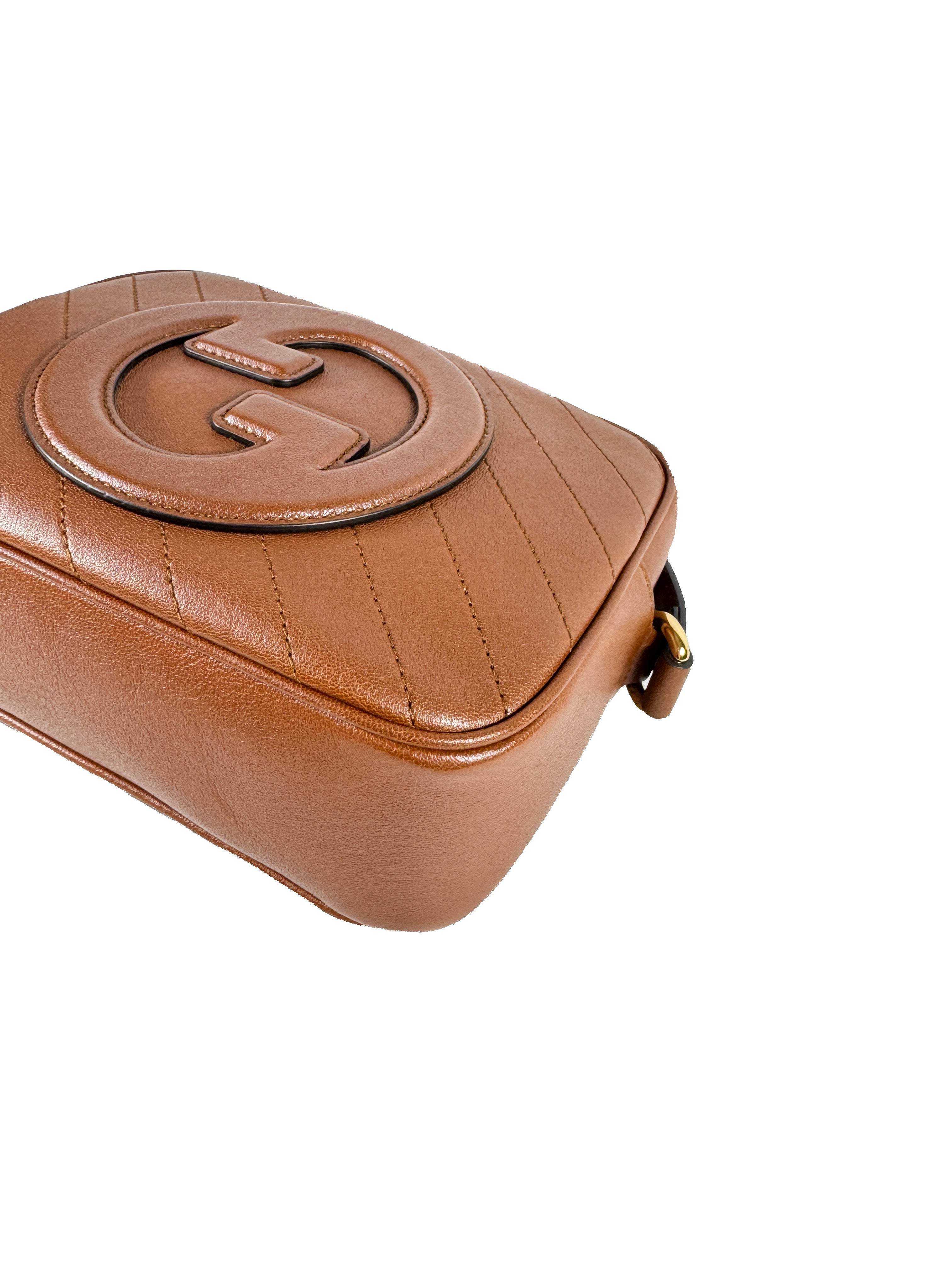 Gucci brown Sakai be green small blondie 742360 520981