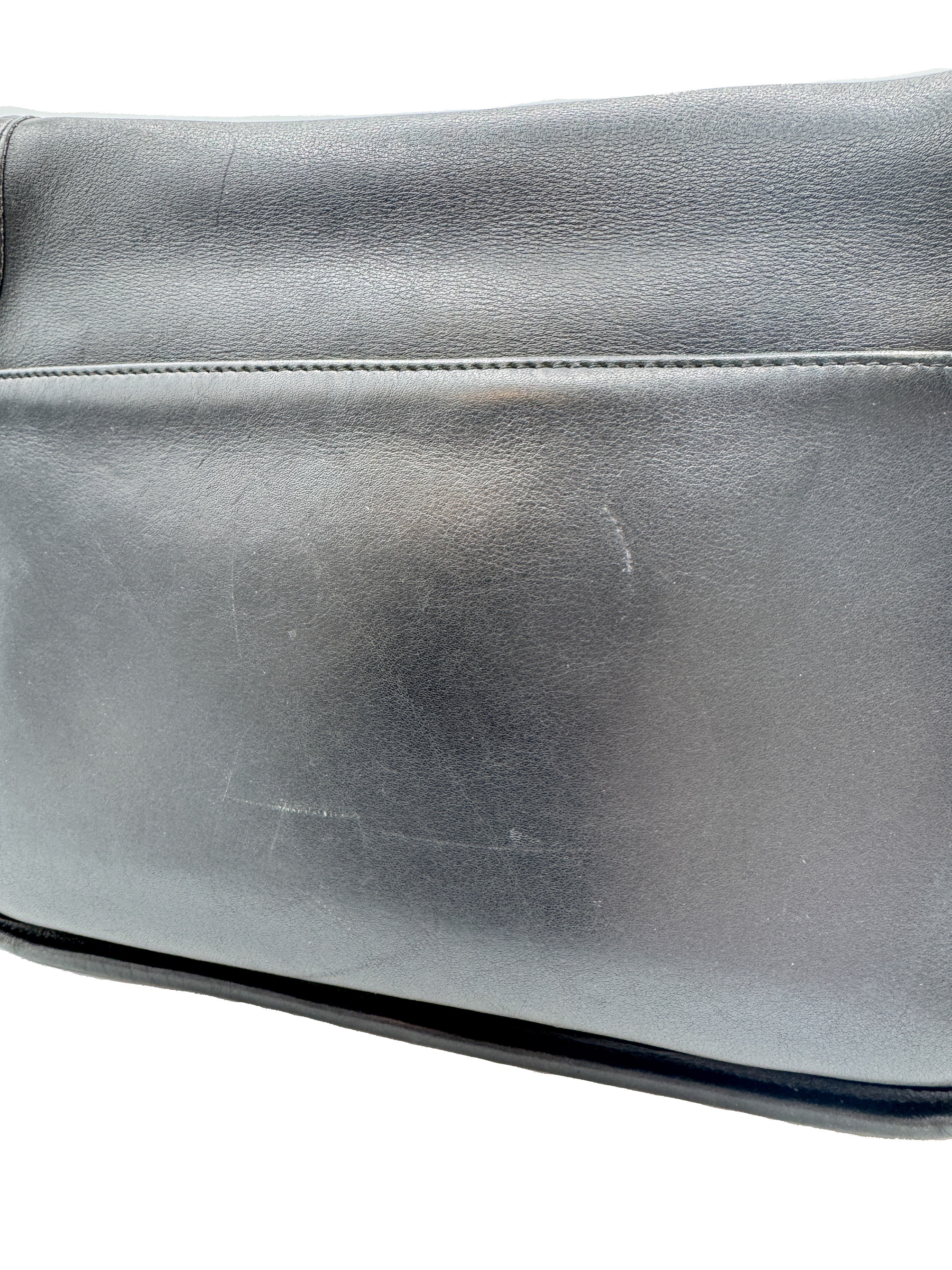Coach black vintage Patricia's flap legacy bag 9951