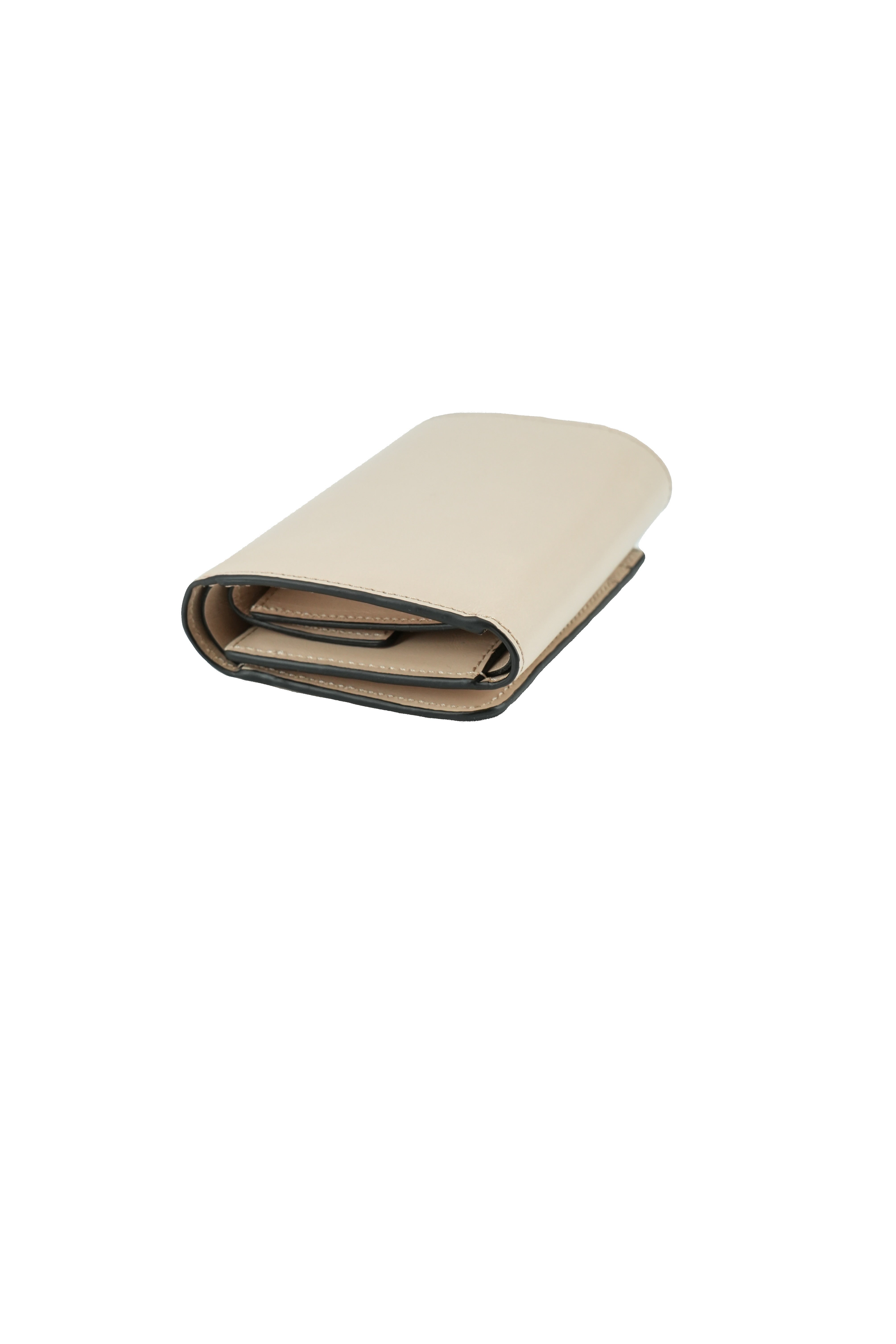 Chloé nude leather Mini Iconic trifold wallet 01-25-99-65